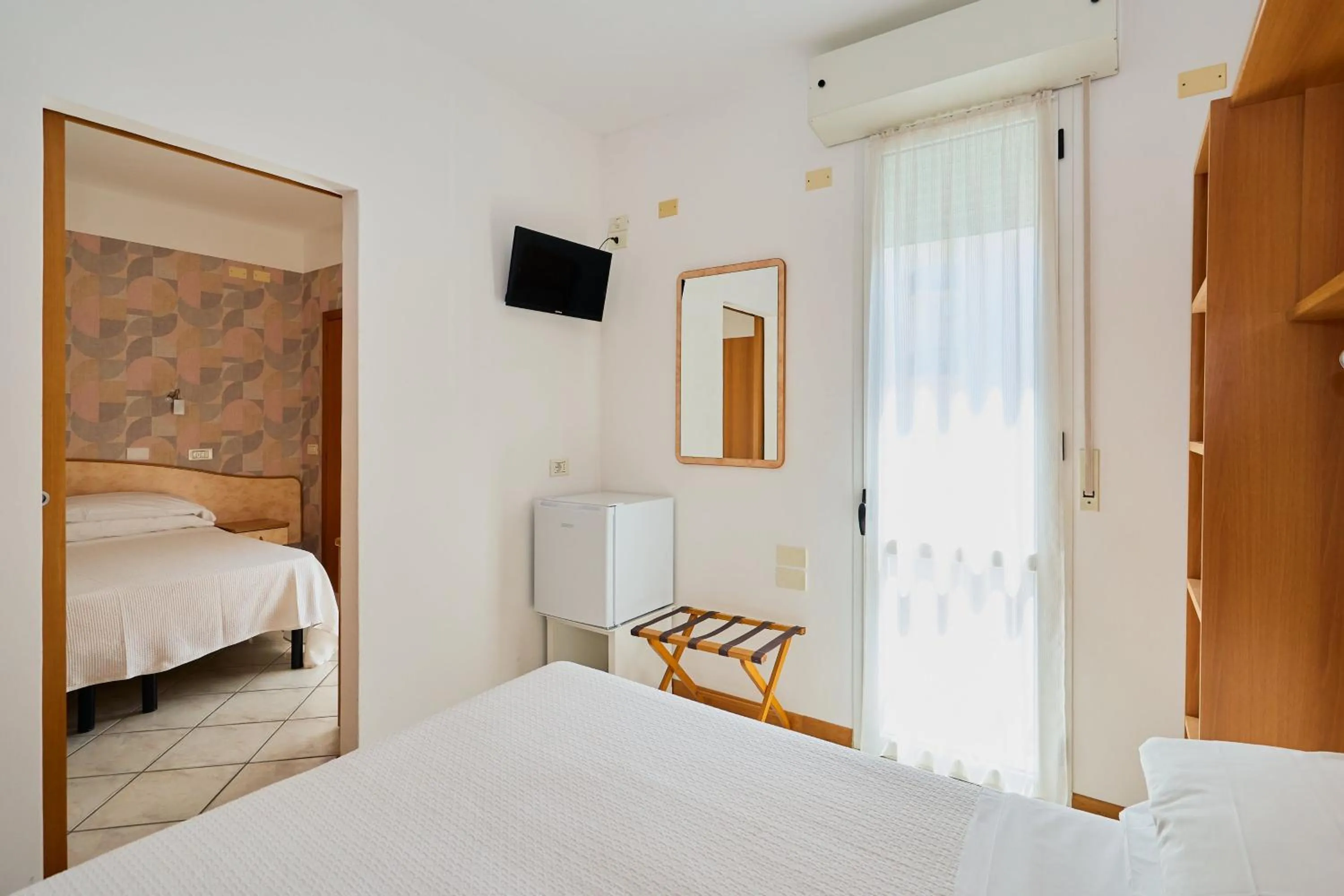 Bedroom, Bed in Hotel Acquario