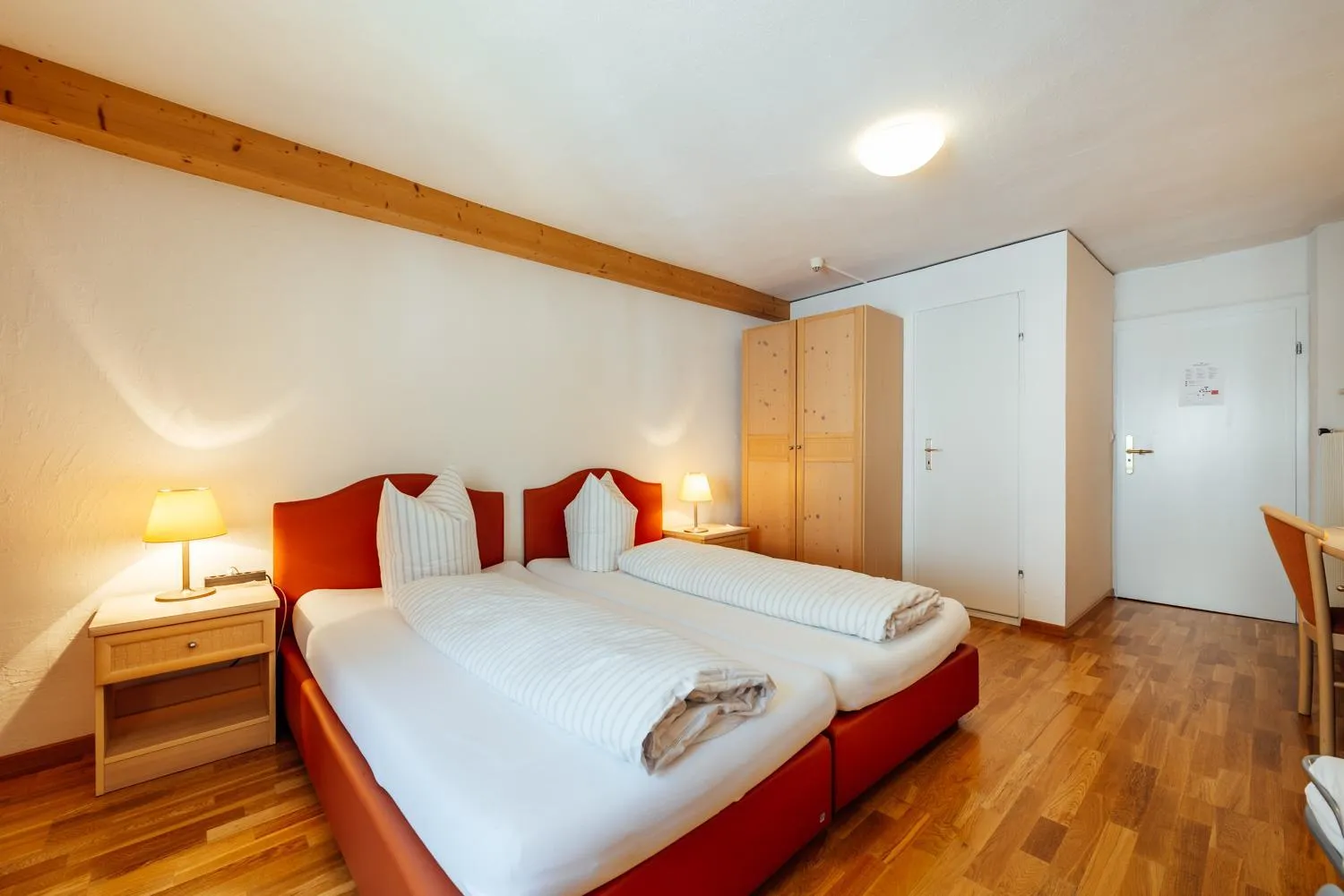 Bed in Hotel-Restaurant Bellevue