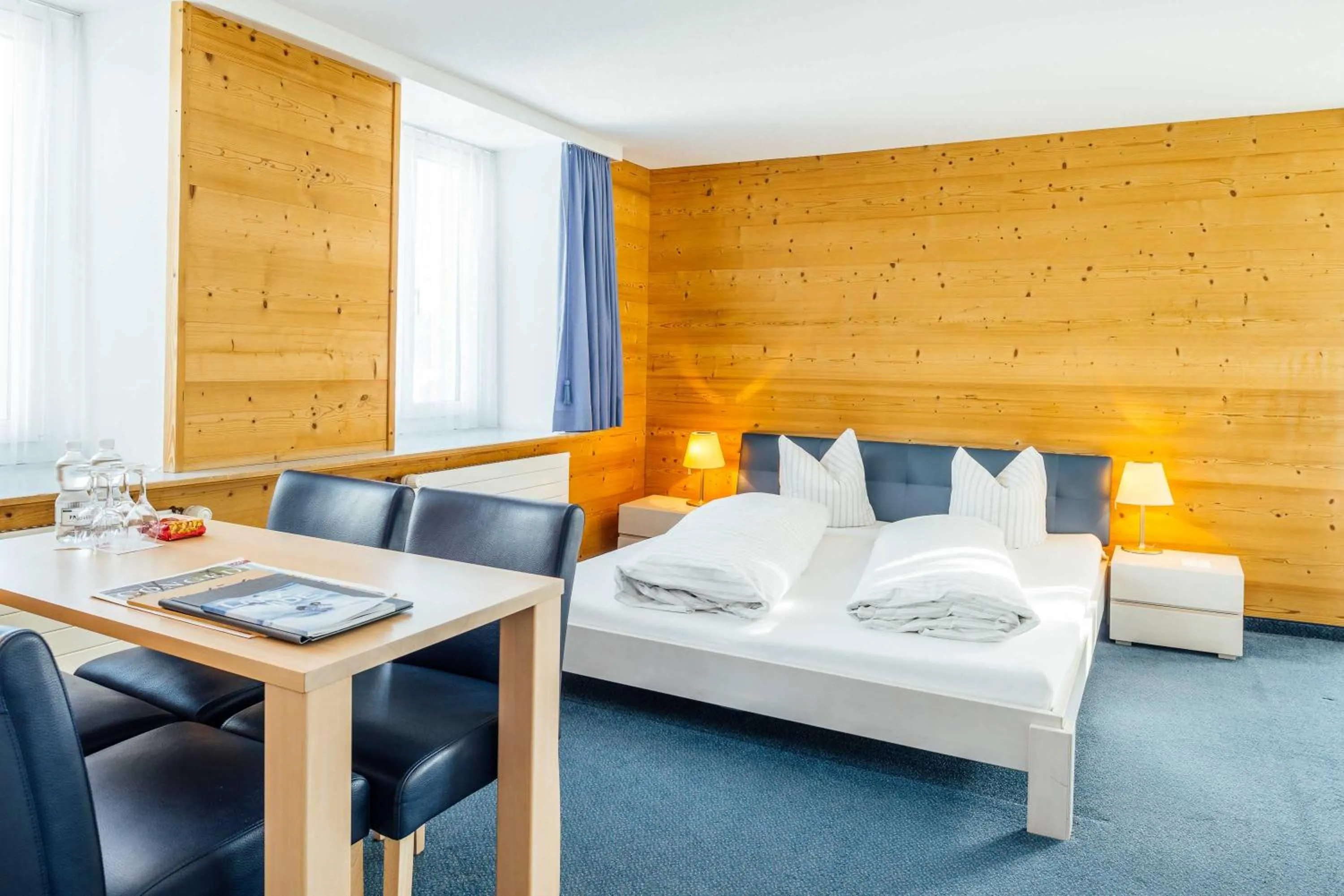 Bed in Hotel-Restaurant Bellevue