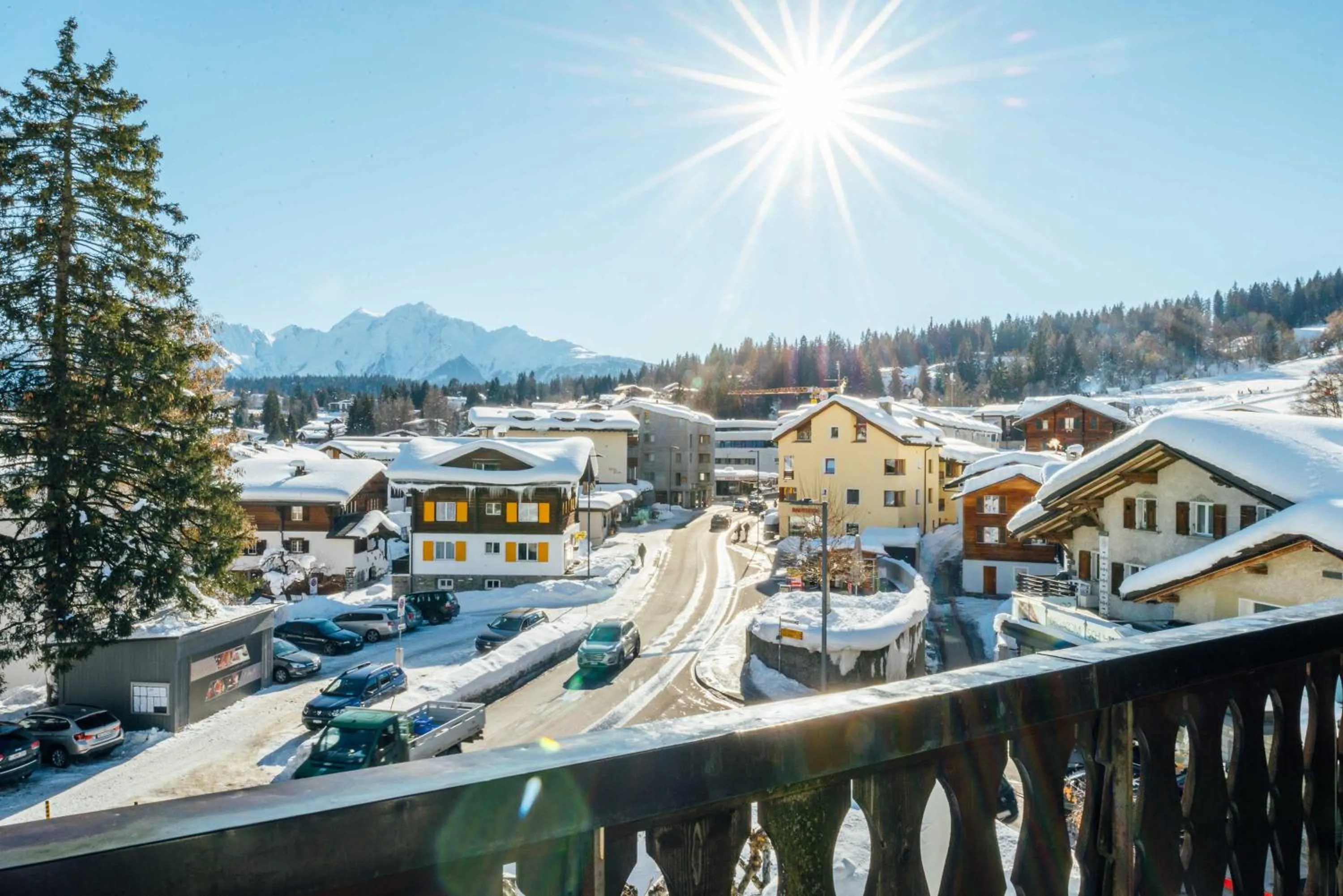 Balcony/Terrace in Hotel-Restaurant Bellevue