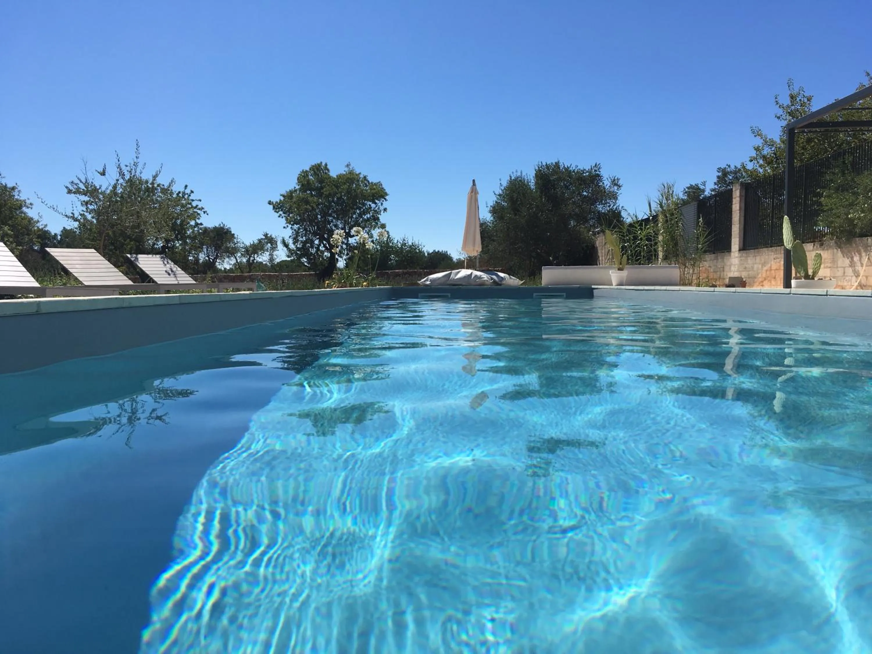 Pool view in Masseria San Martino