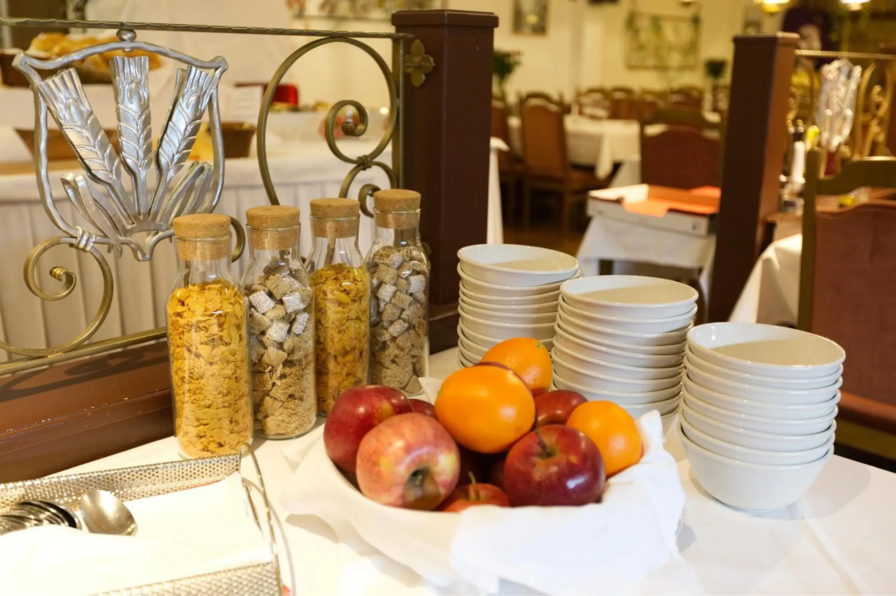 Continental breakfast in Hotel Rheinfelderhof Continental breakfast in Hotel Rheinfelderhof
