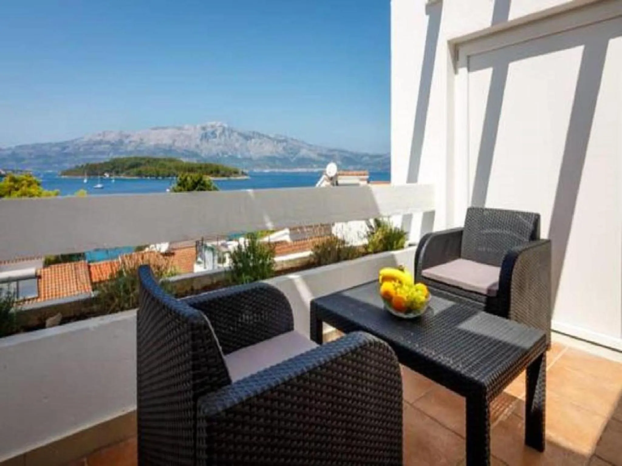 Balcony/Terrace in Lumbarda Resort Apartments