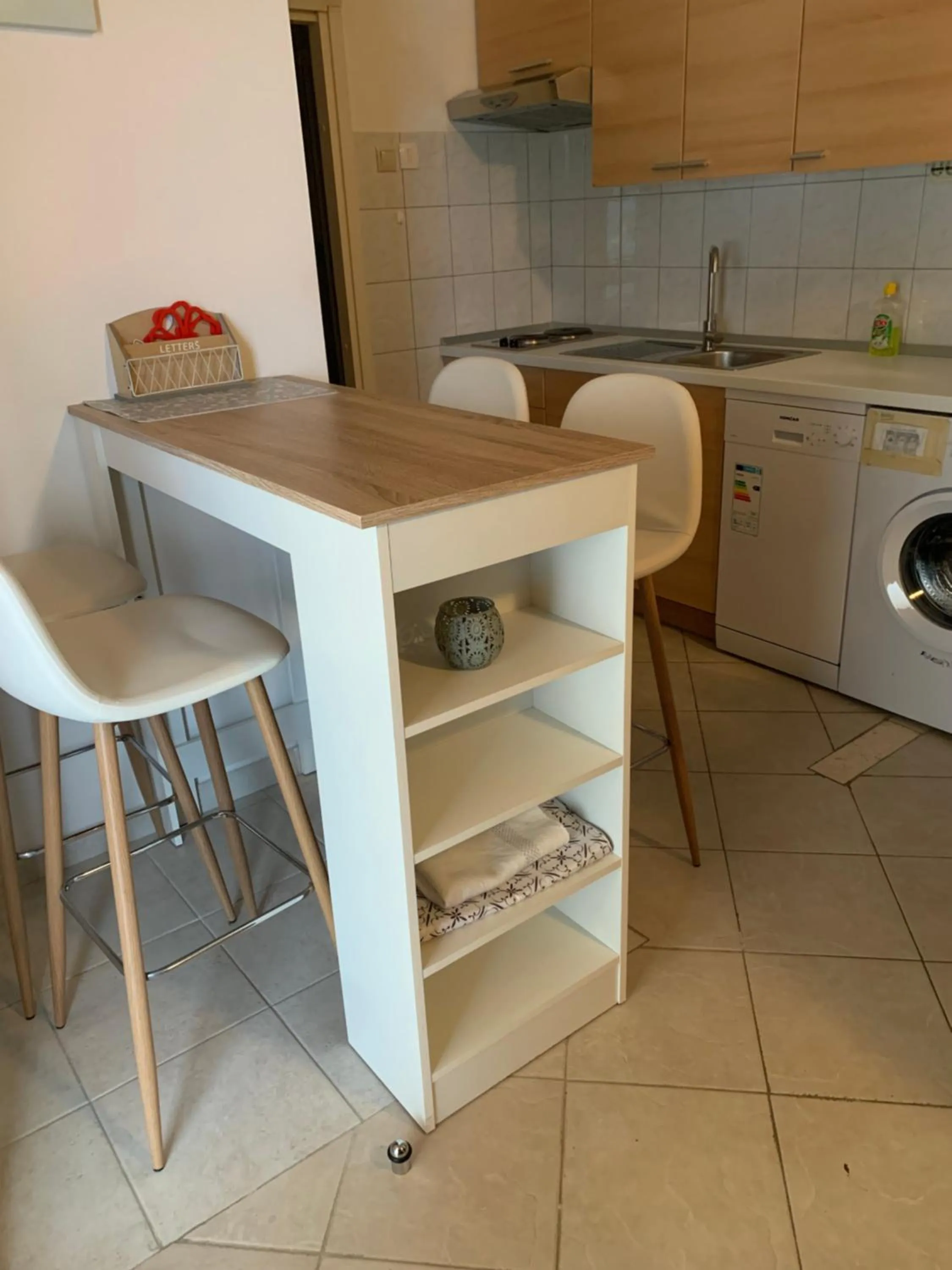 kitchen in Lumbarda Resort Apartments