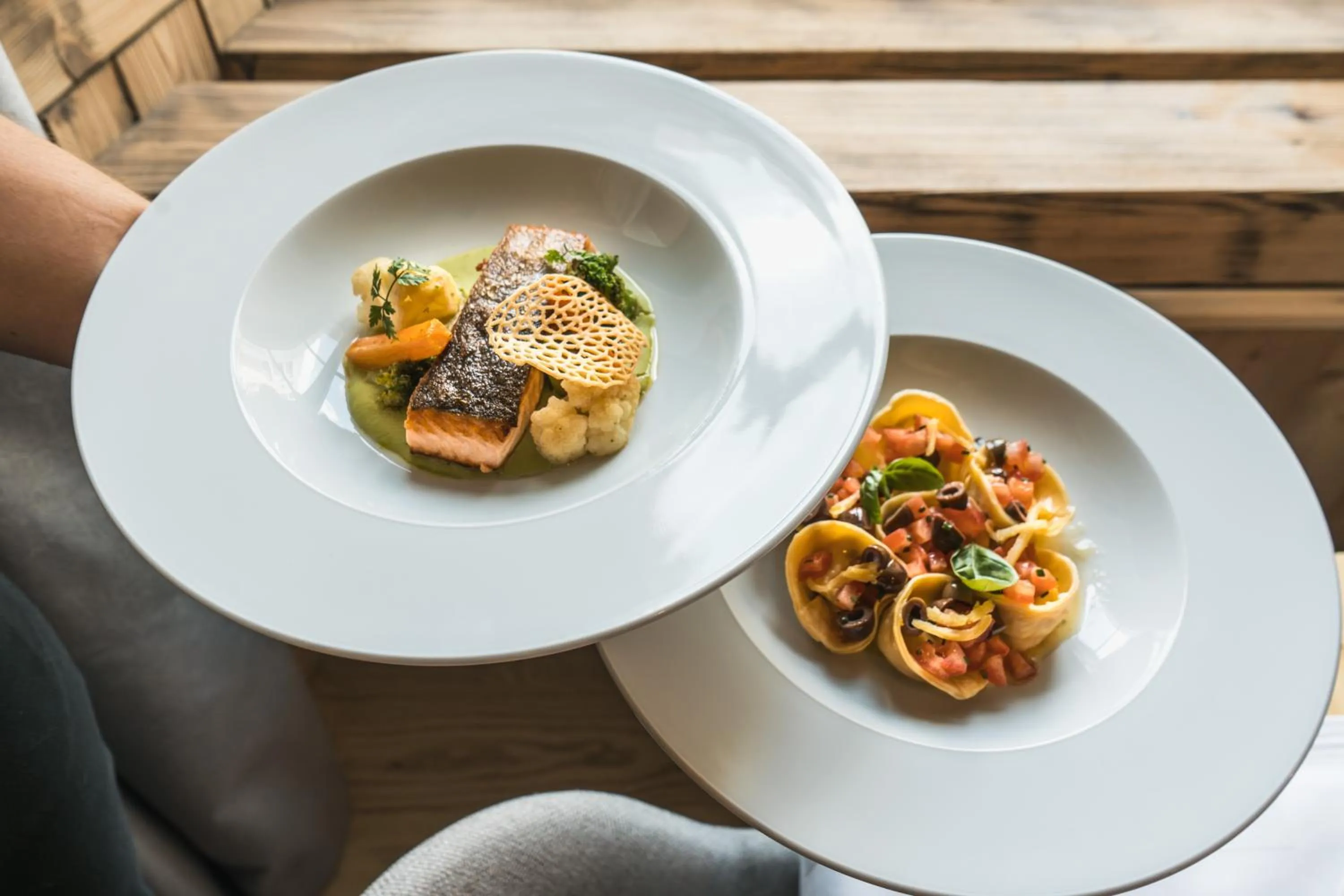 Restaurant/places to eat in Hotel Brocco & Posta