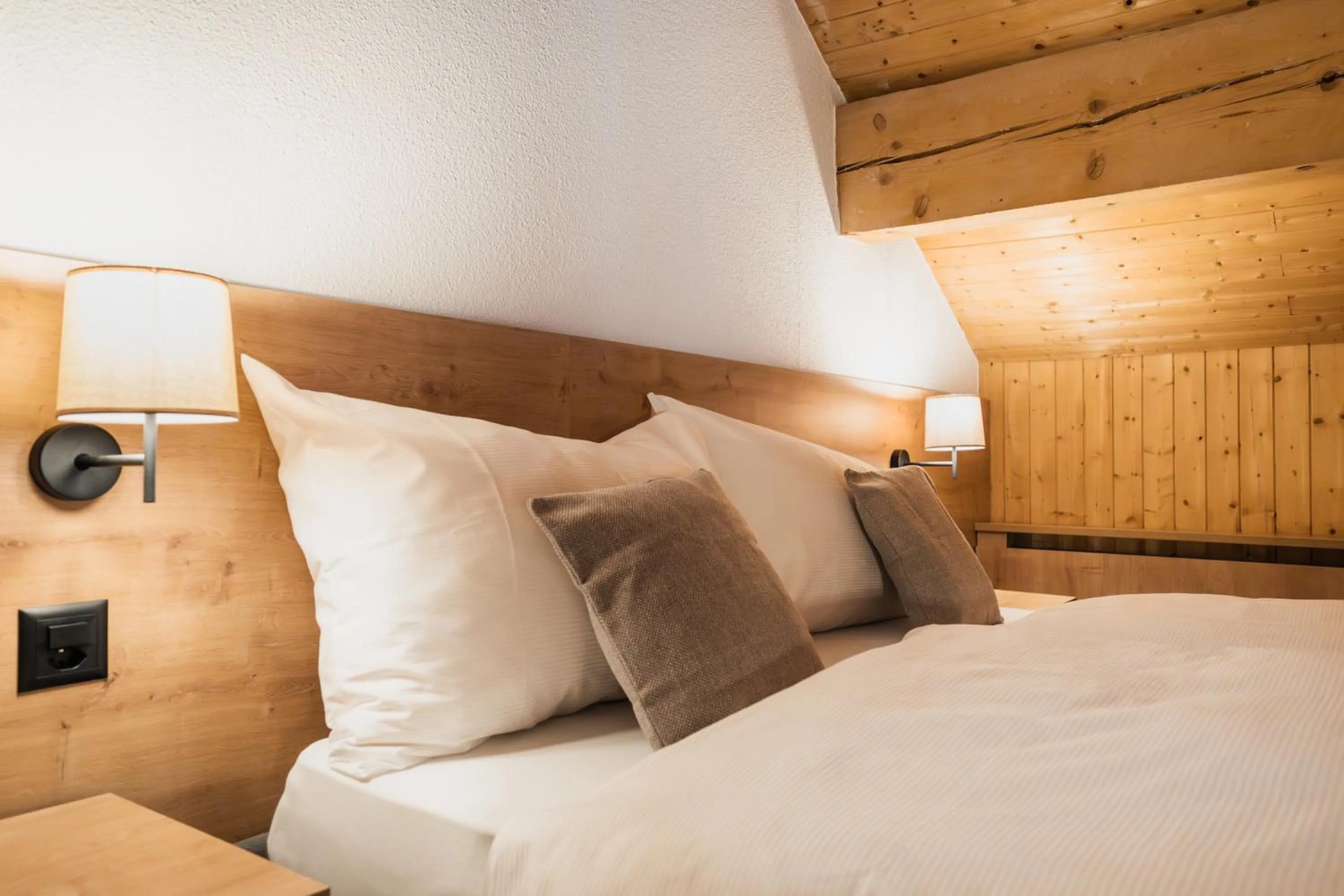 Bed in Hotel Brocco & Posta