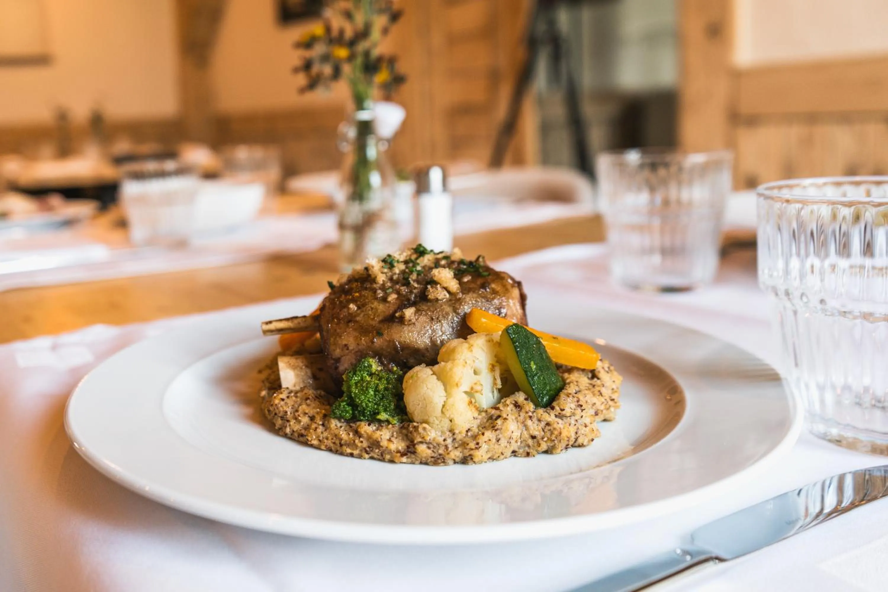 Food and drinks in Hotel Brocco & Posta