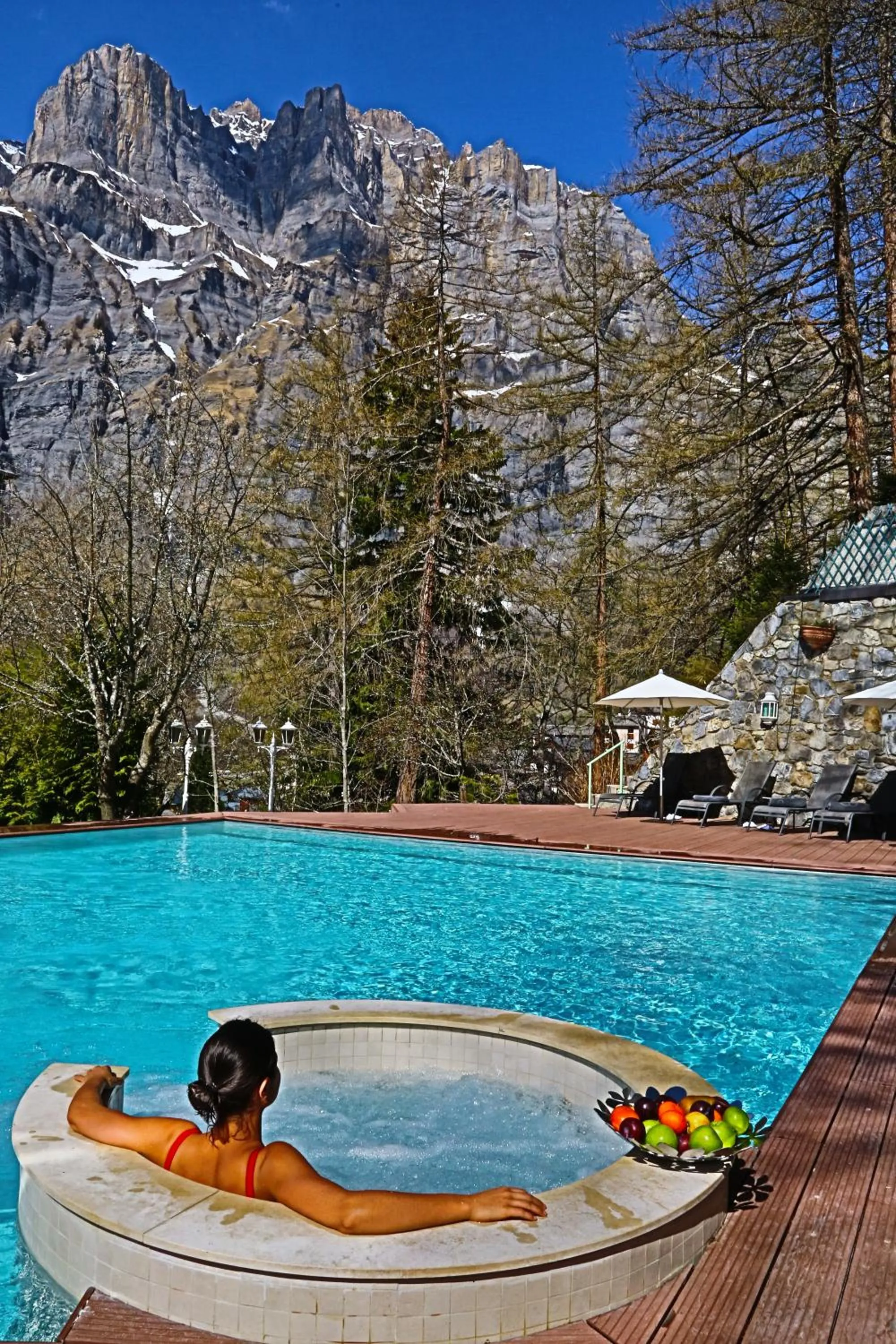 Hot Spring Bath in Résidence Les Sources des Alpes