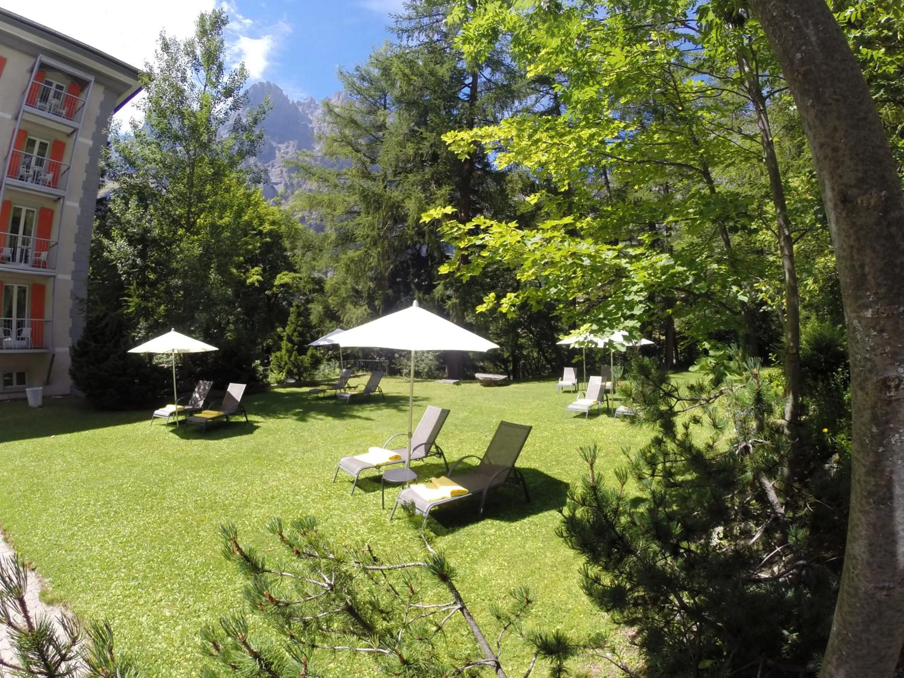 Garden in Résidence Les Sources des Alpes