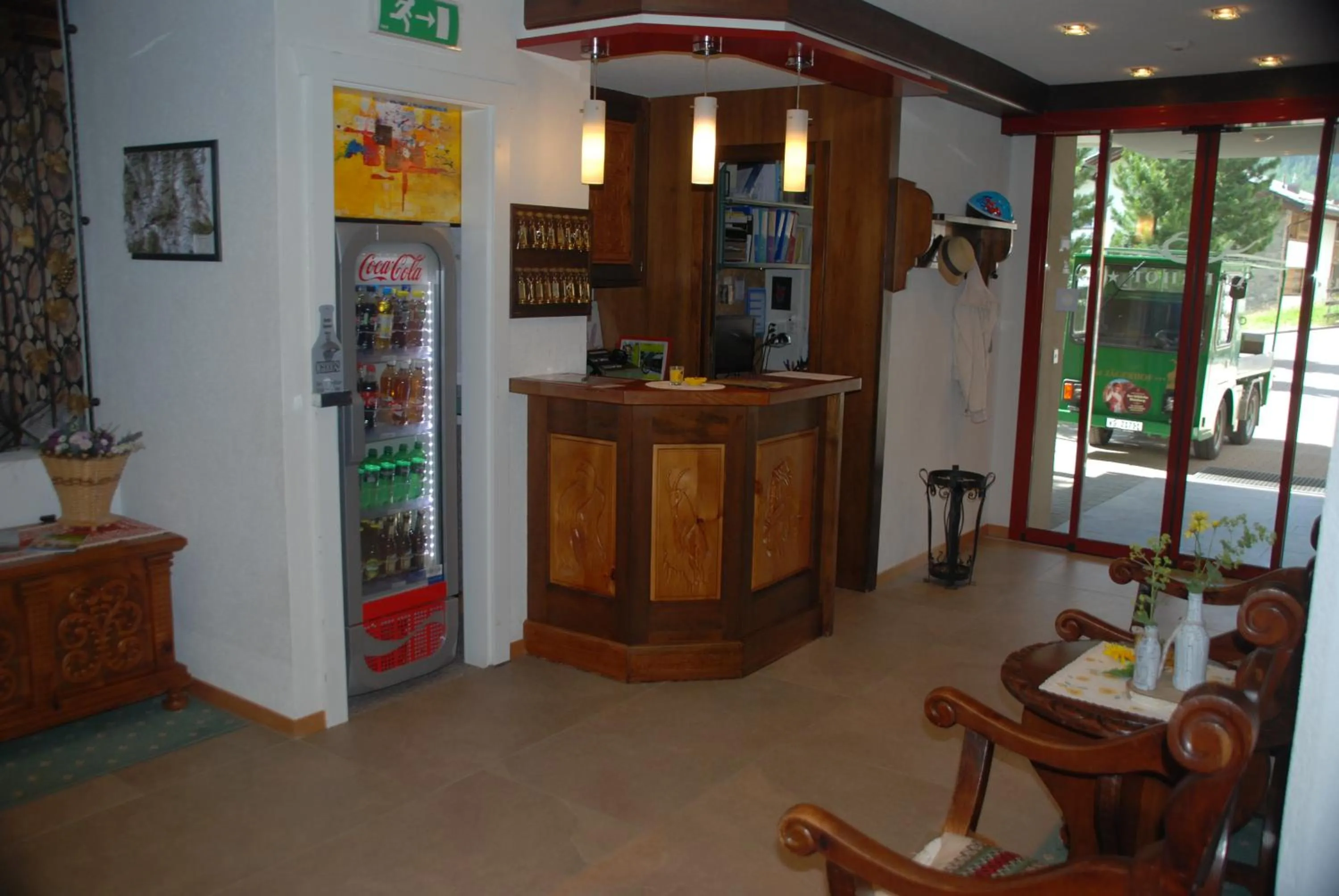Lobby or reception in Hotel Garni Jägerhof