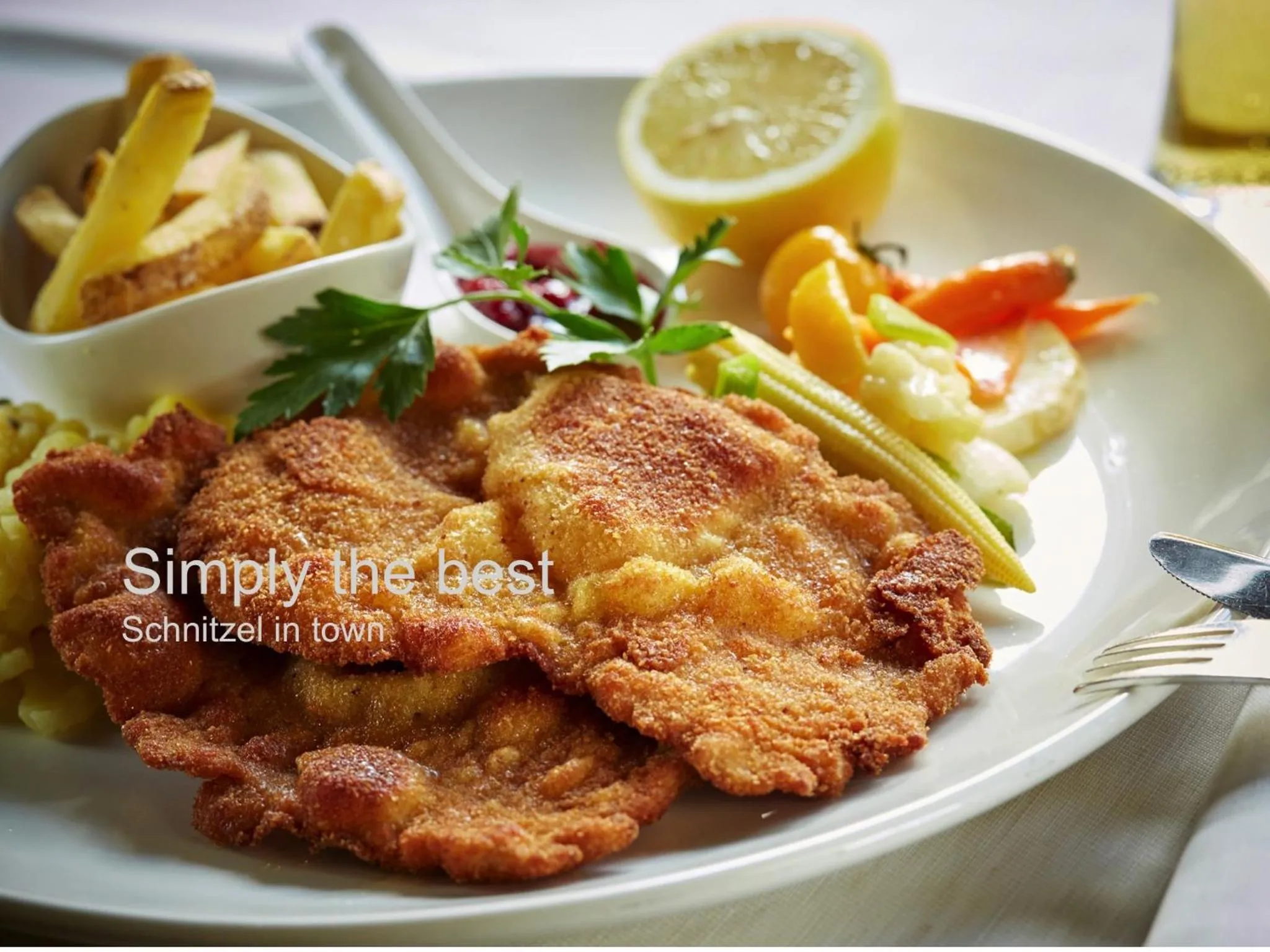 Food close-up in Hotel Schweizerhof St. Moritz