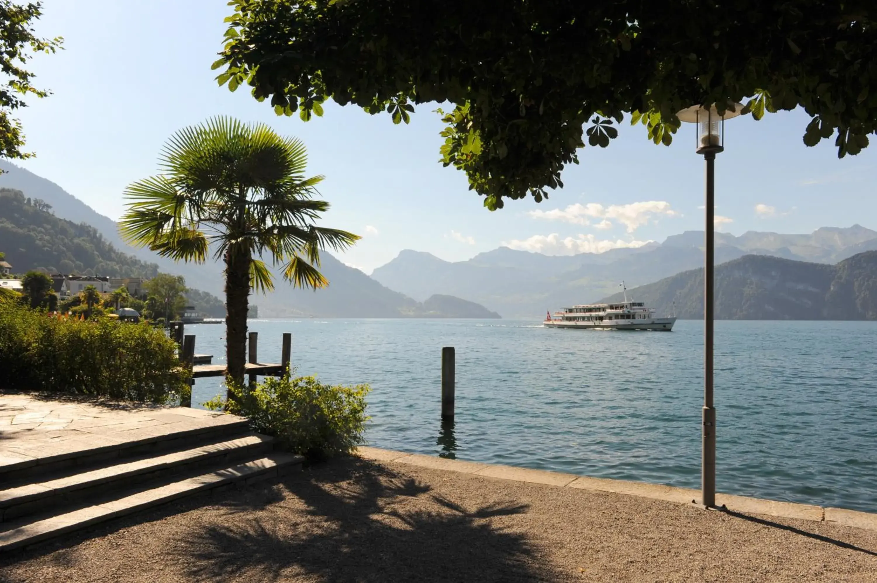Lake view in Seehof Hotel Du Lac Lake view in Seehof Hotel Du Lac