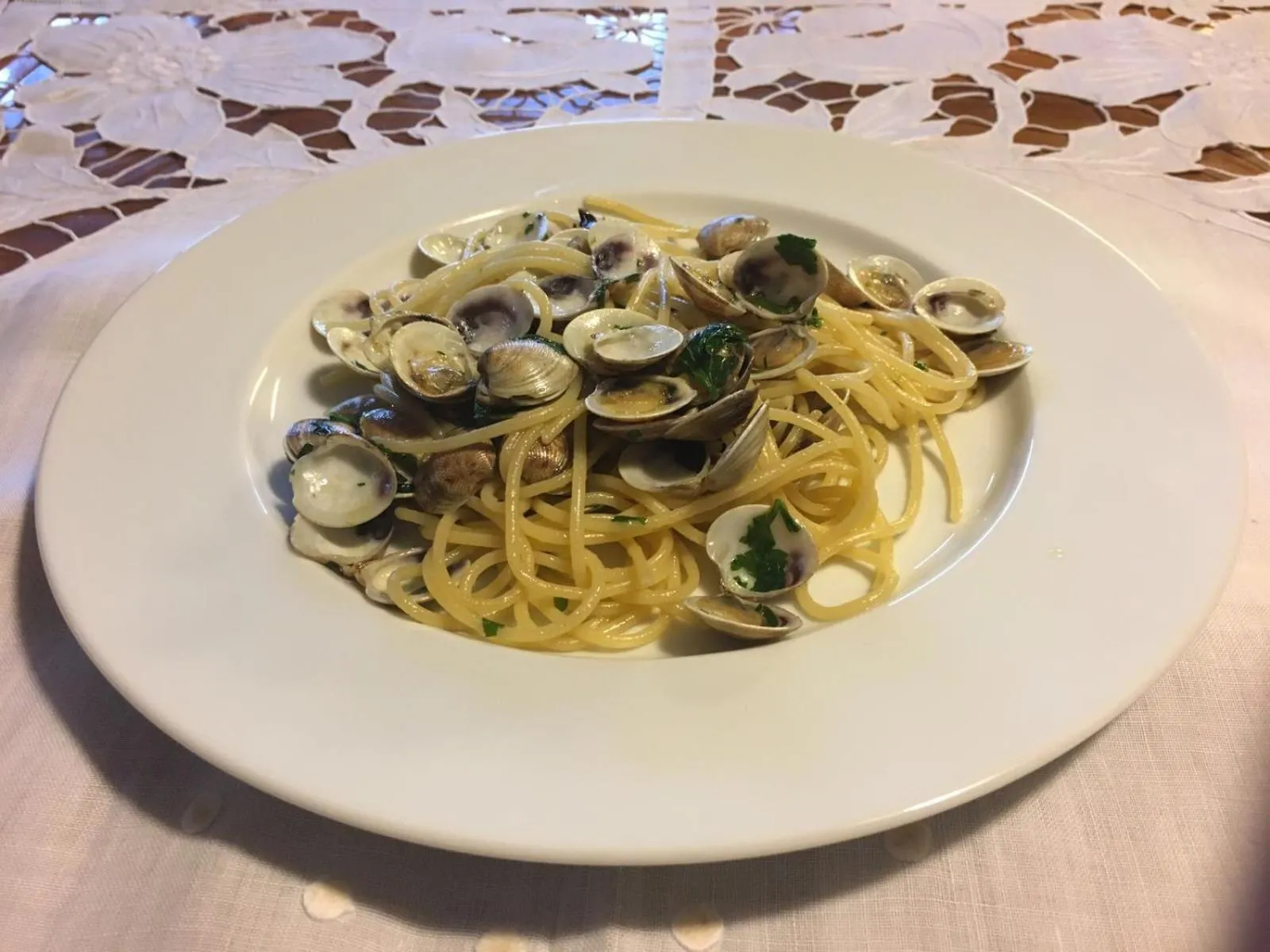 Food close-up in Hotel Tritone