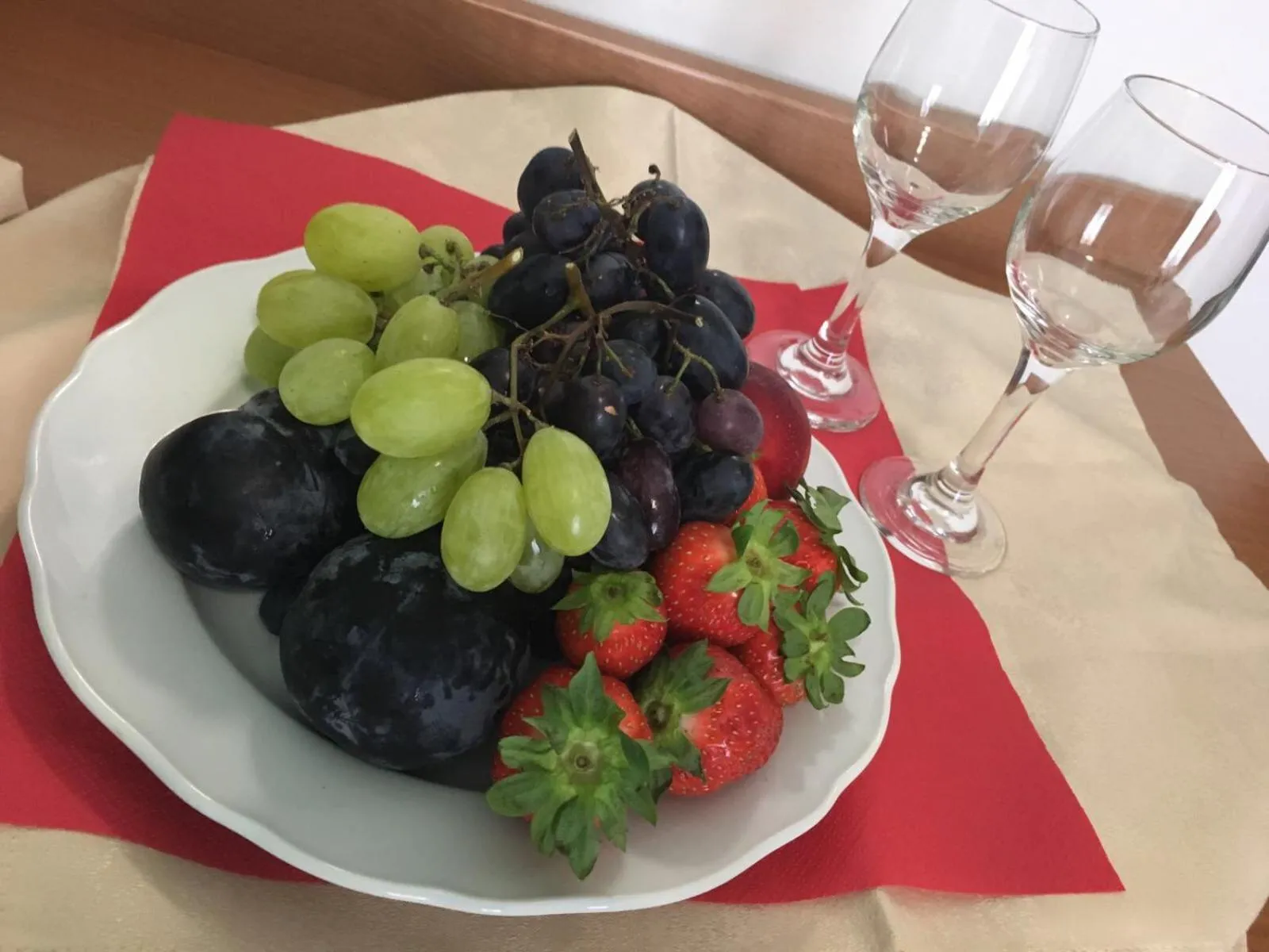 Food close-up in Hotel Tritone