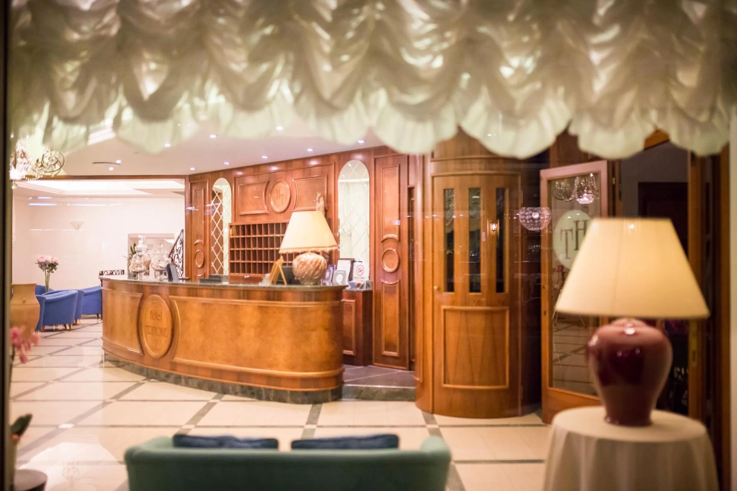 Lobby or reception in Hotel Tritone