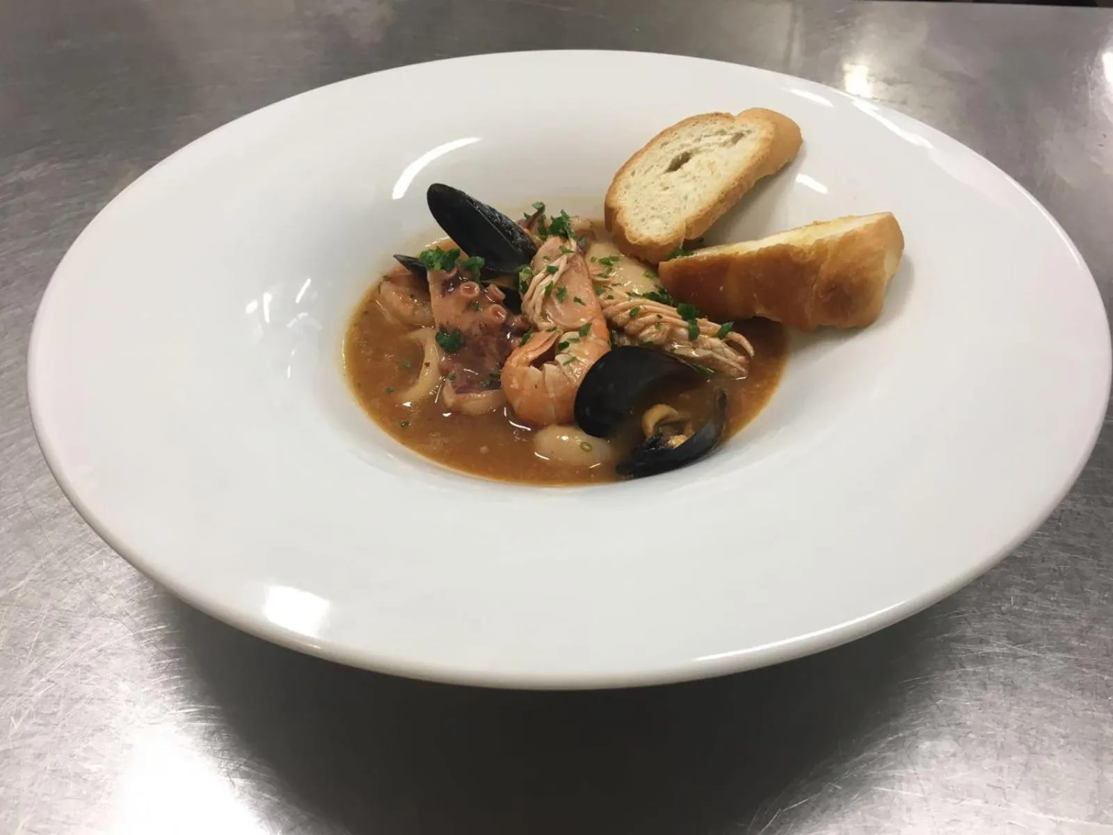 Food close-up in Hotel Tritone