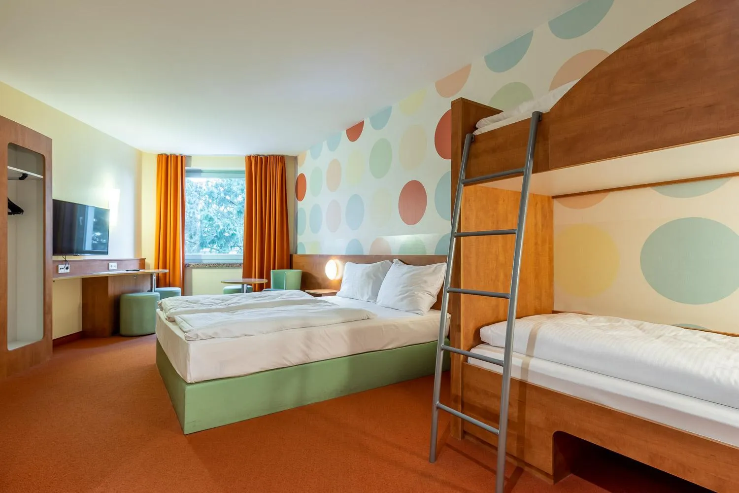 Bed in Hotel Holledau