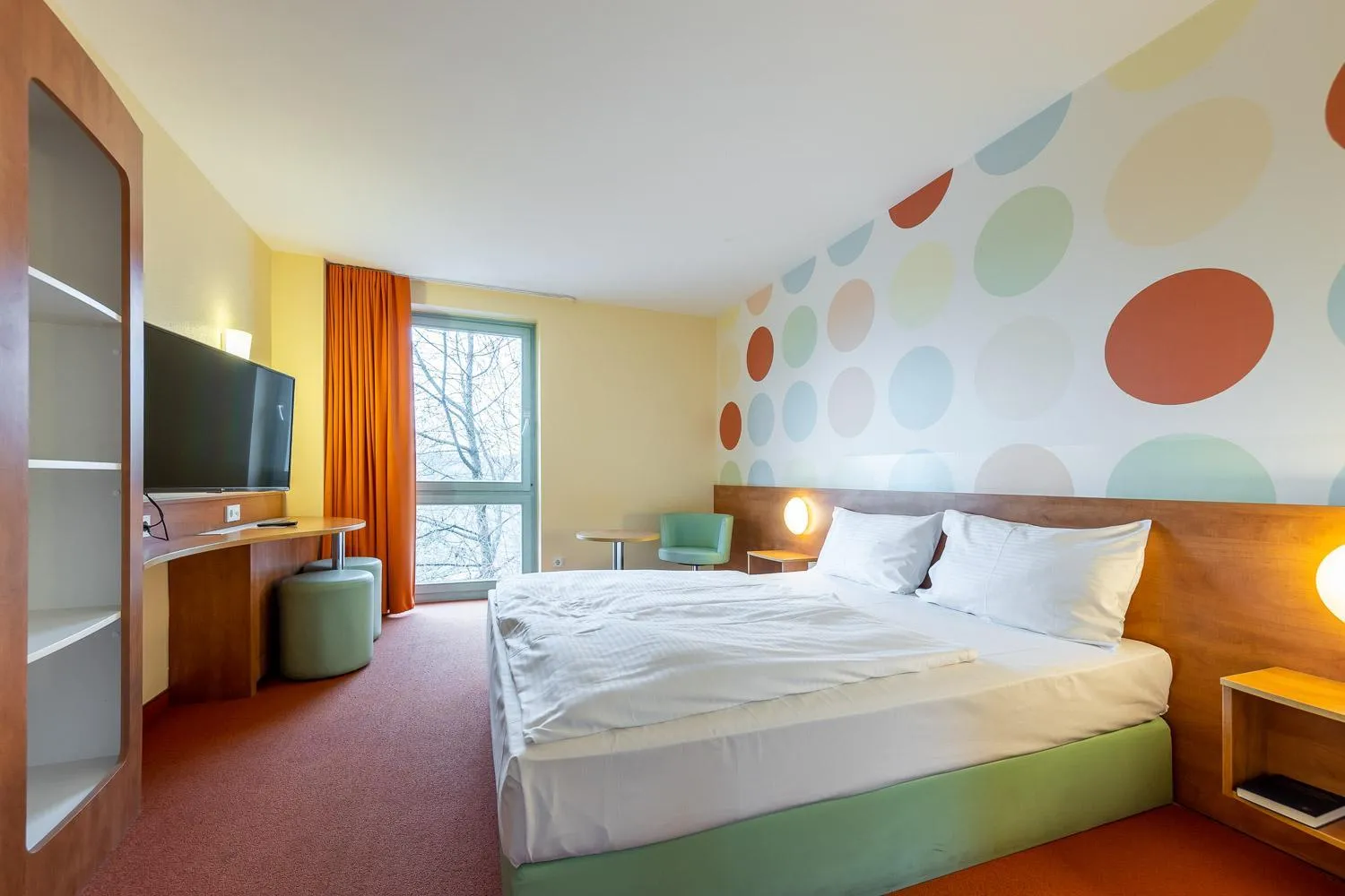 Bed in Hotel Holledau