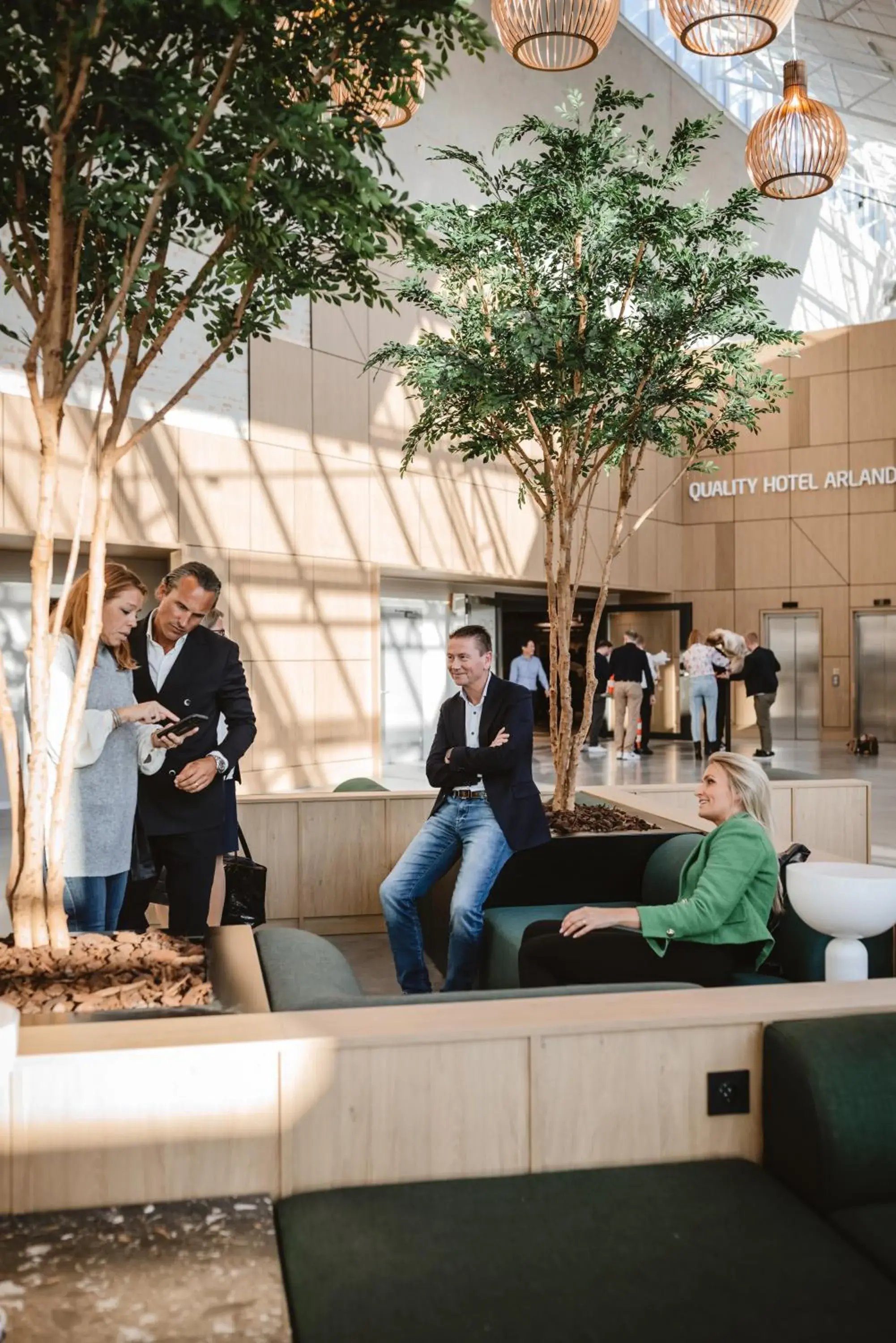 Lobby or reception in Quality Hotel Arlanda XPO Lobby or reception in Quality Hotel Arlanda XPO