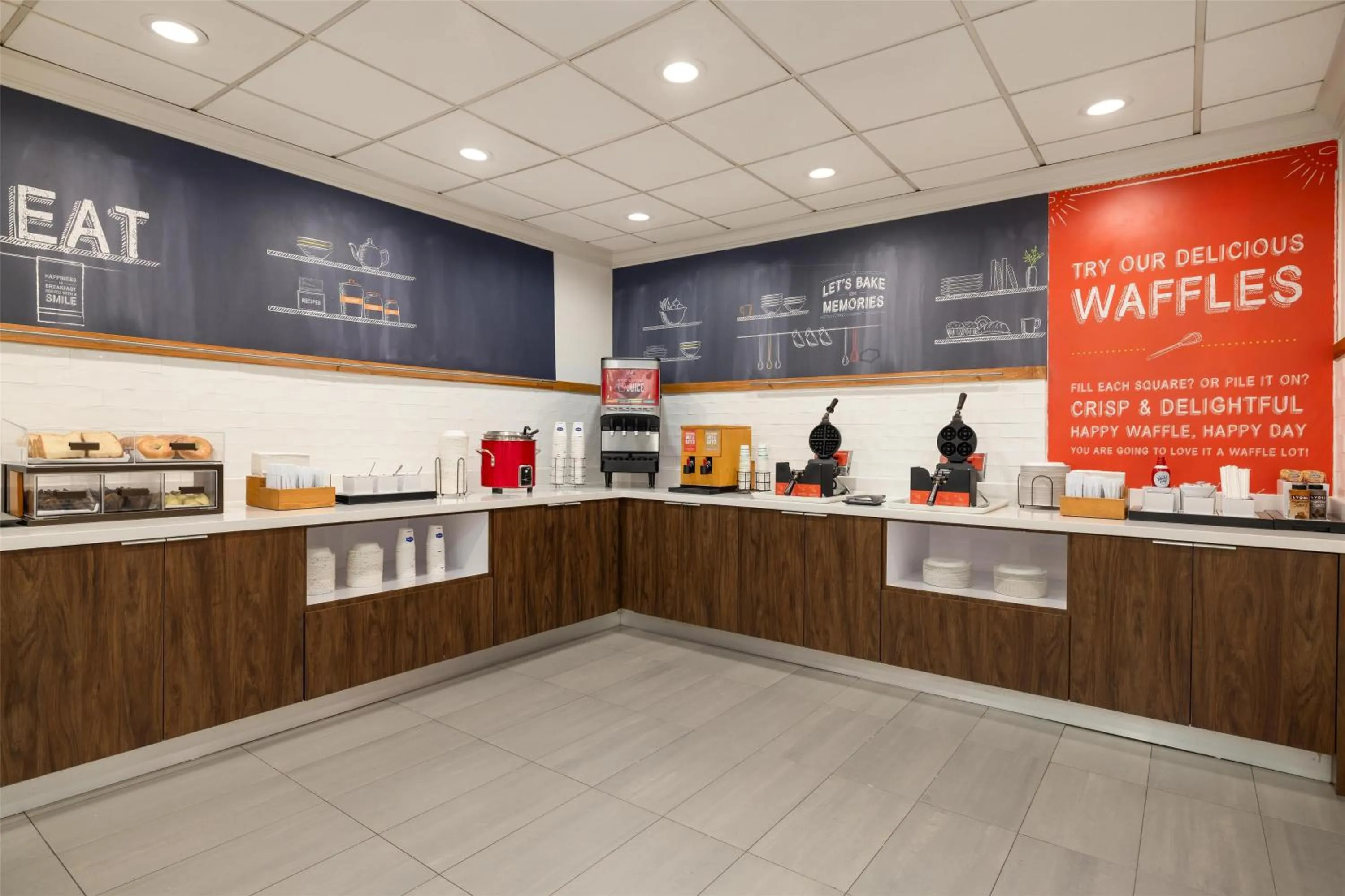 Breakfast in Hampton Inn & Suites Galveston