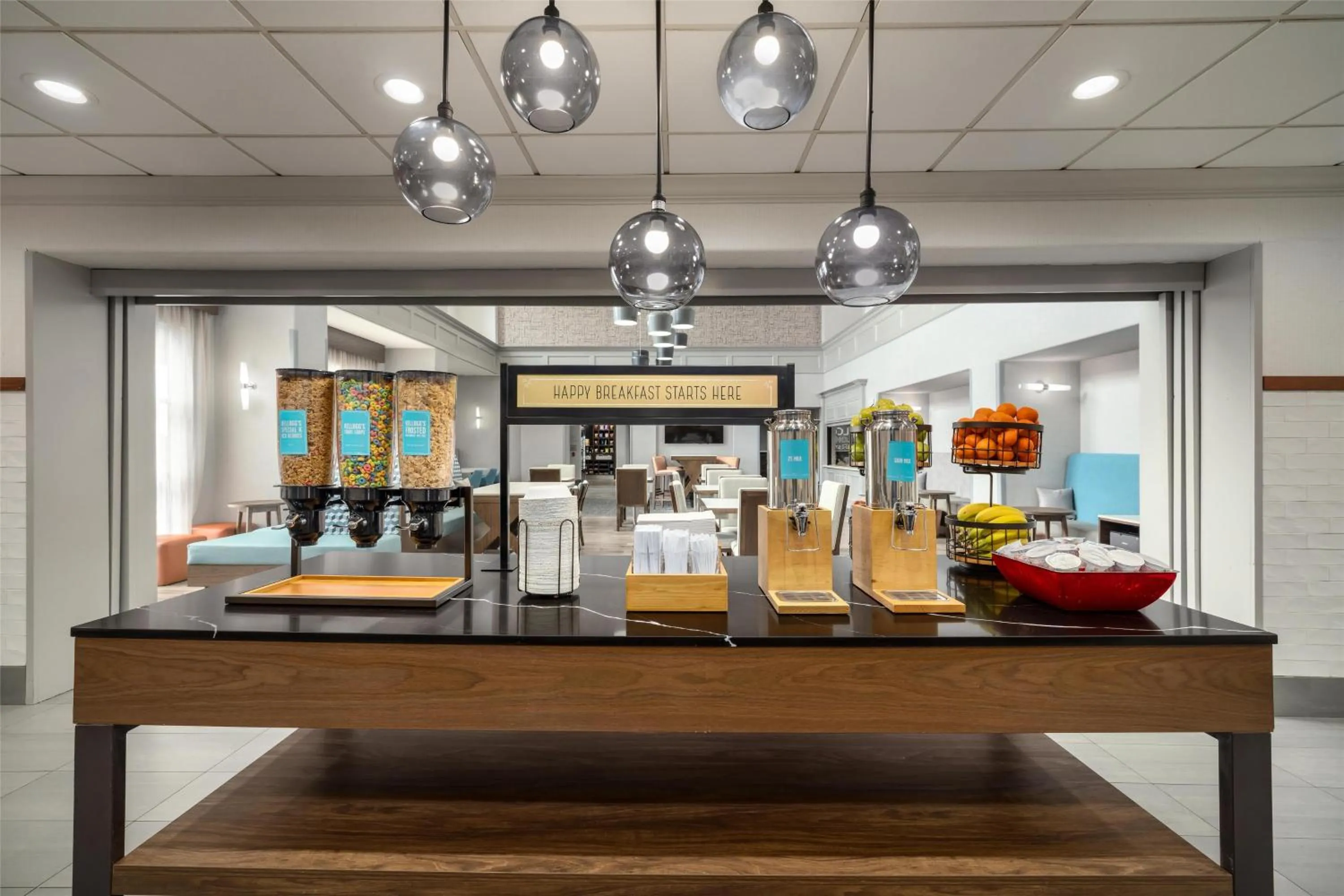 Breakfast in Hampton Inn & Suites Galveston