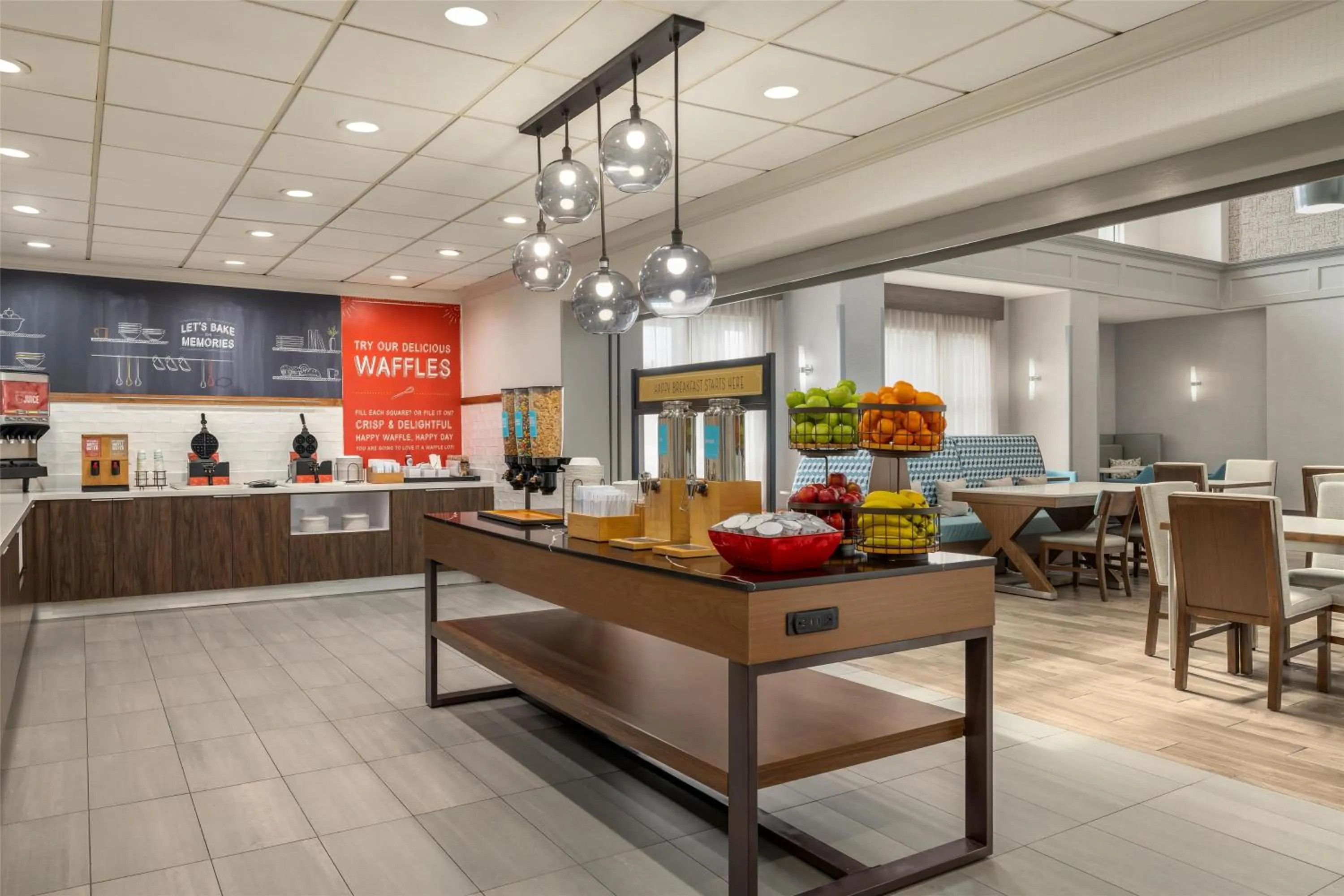 Breakfast in Hampton Inn & Suites Galveston