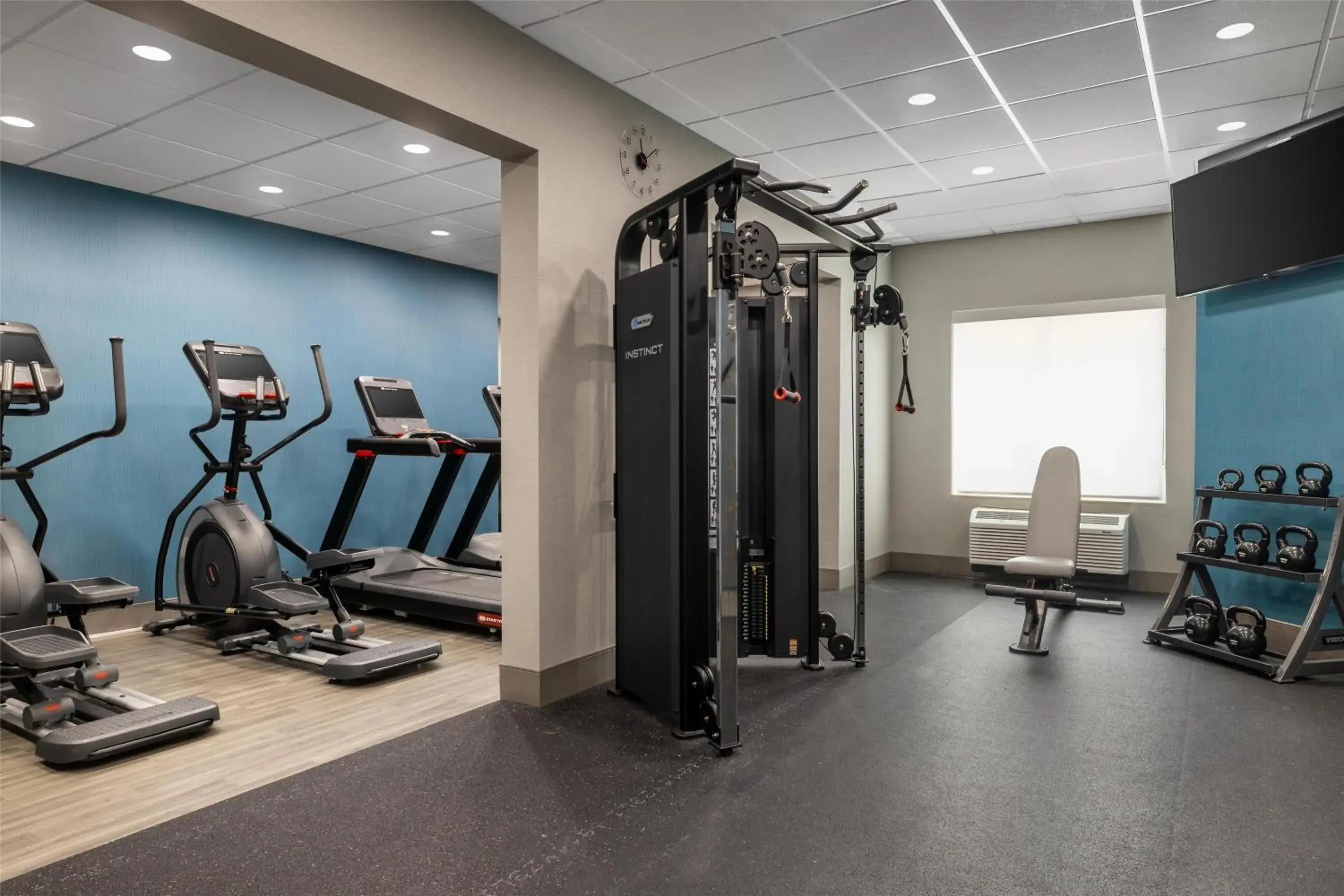 Fitness centre/facilities in Hampton Inn & Suites Galveston Fitness centre/facilities in Hampton Inn & Suites Galveston