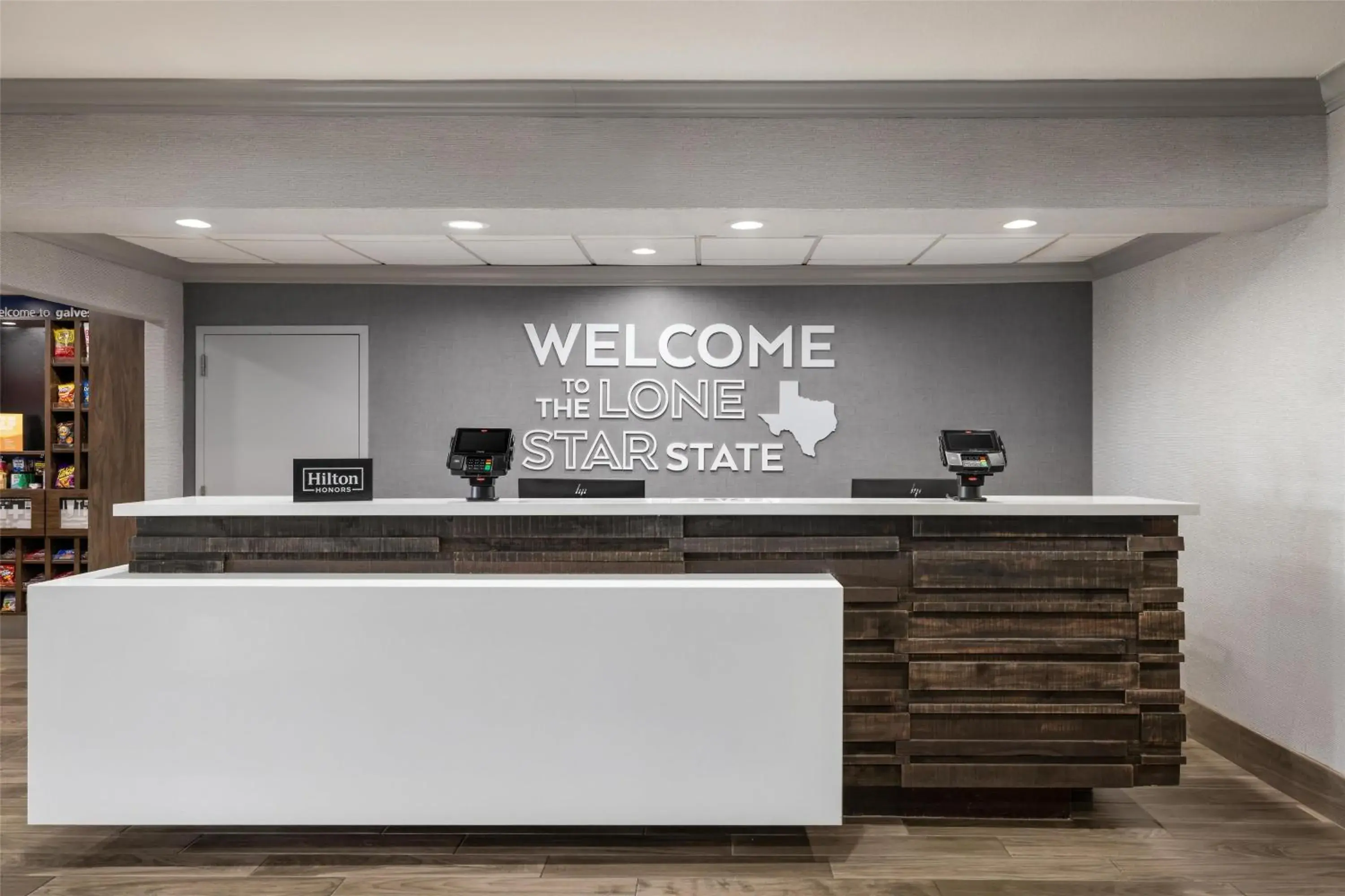 Lobby or reception in Hampton Inn & Suites Galveston Lobby or reception in Hampton Inn & Suites Galveston