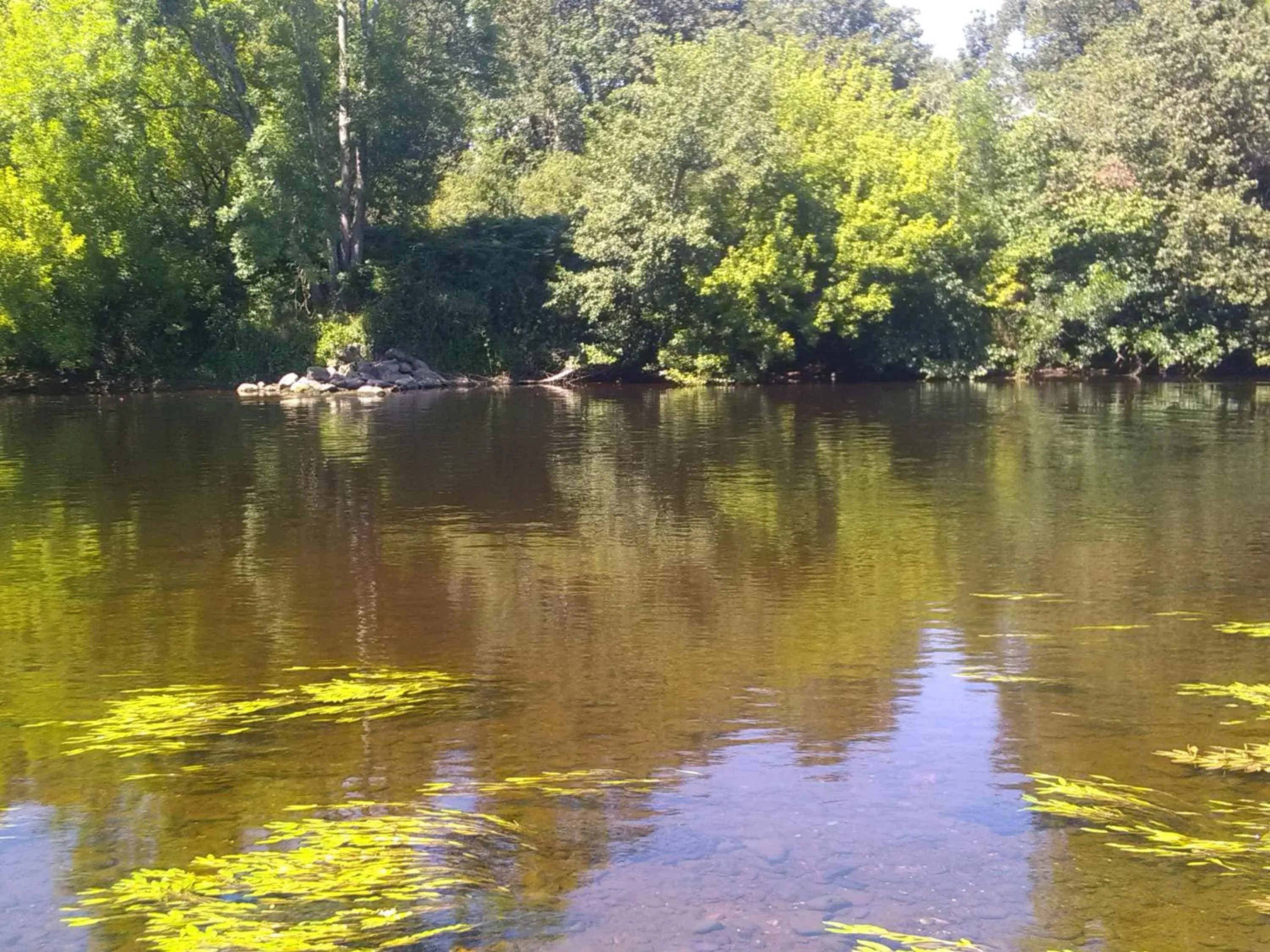 River view in Pierre Deluen Domaine de la Grange de Quaire