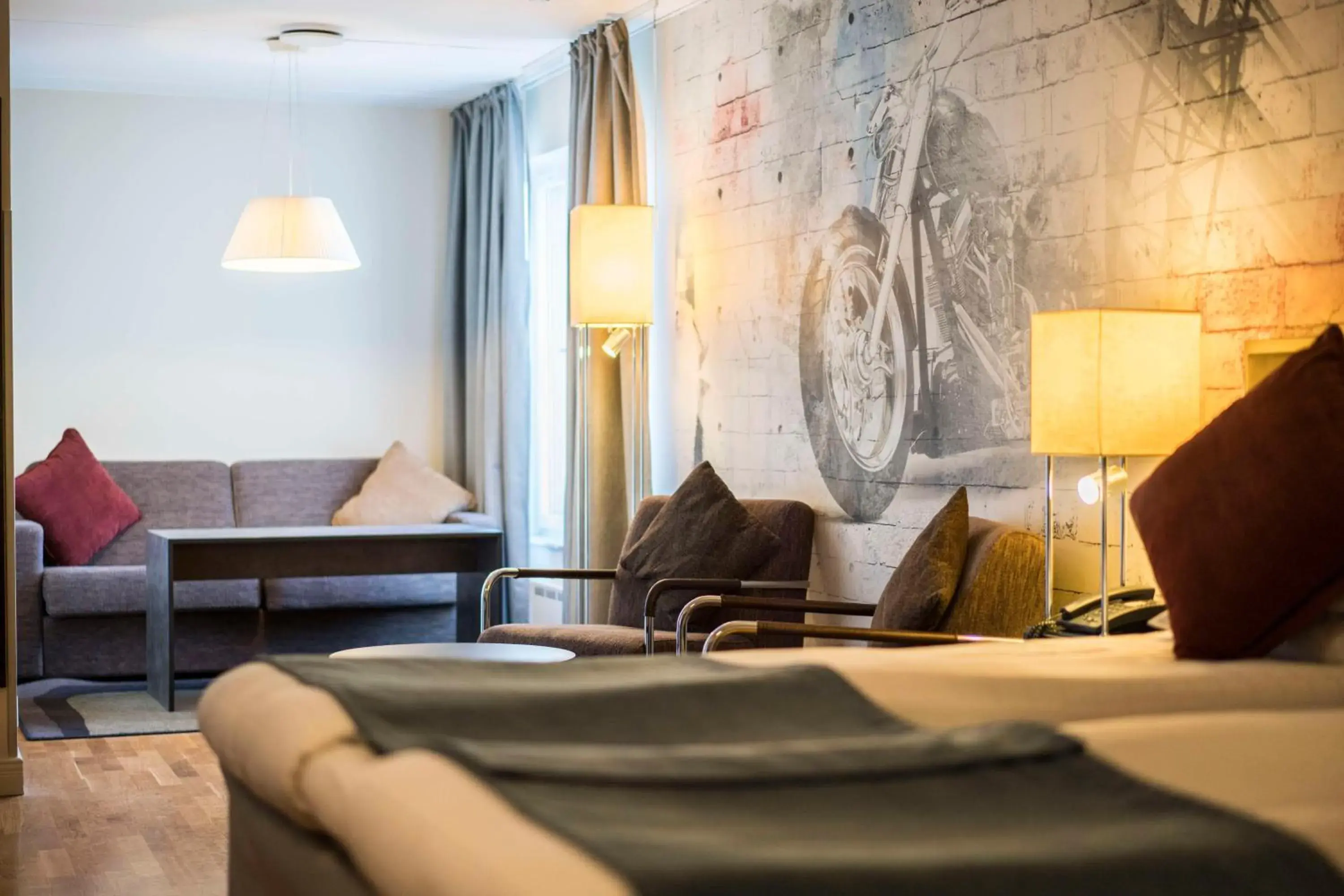 Bedroom, Bed in Scandic Skärholmen Bedroom, Bed in Scandic Skärholmen