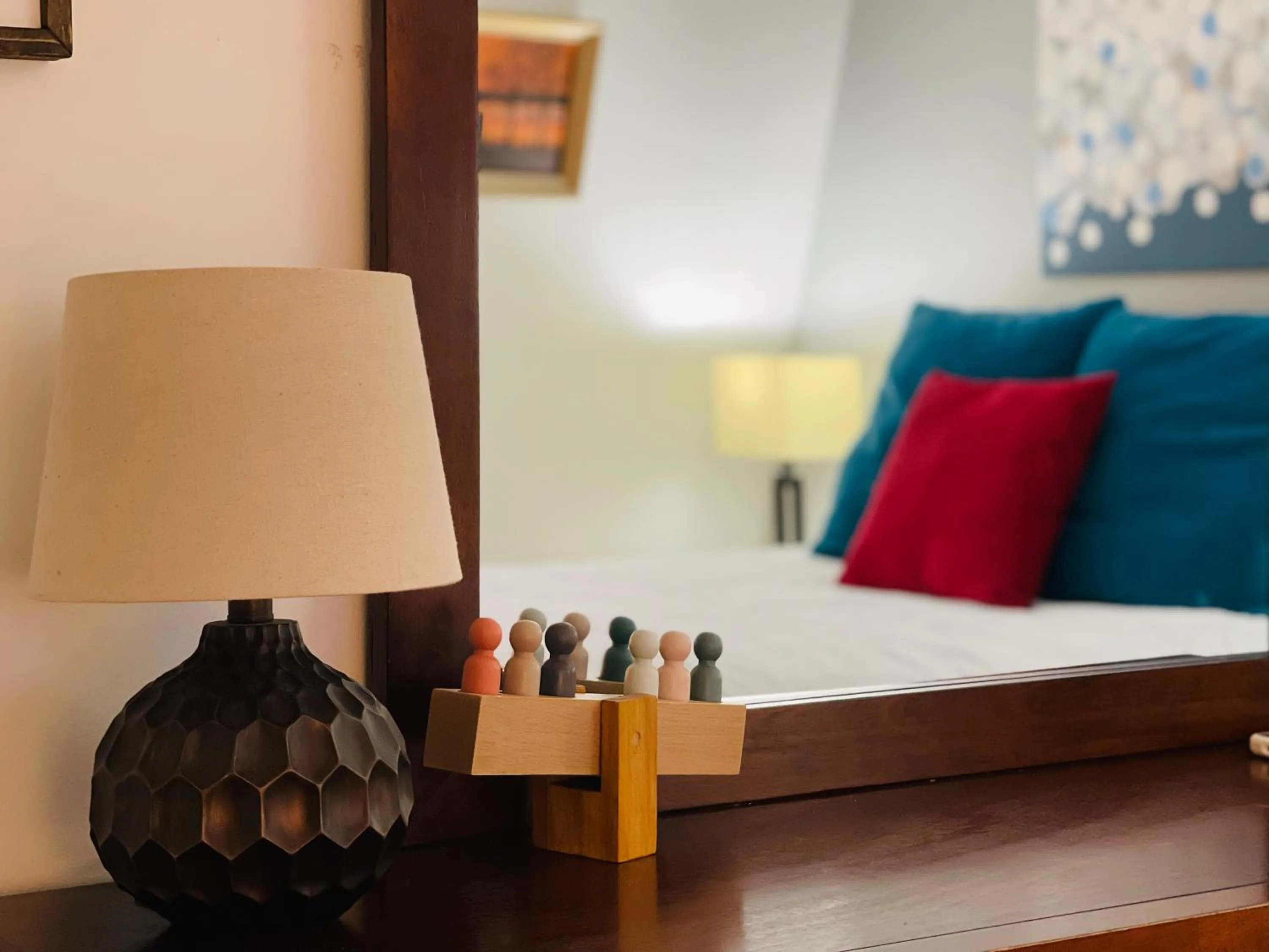 Bed in The Loft at Charlotte's Rose