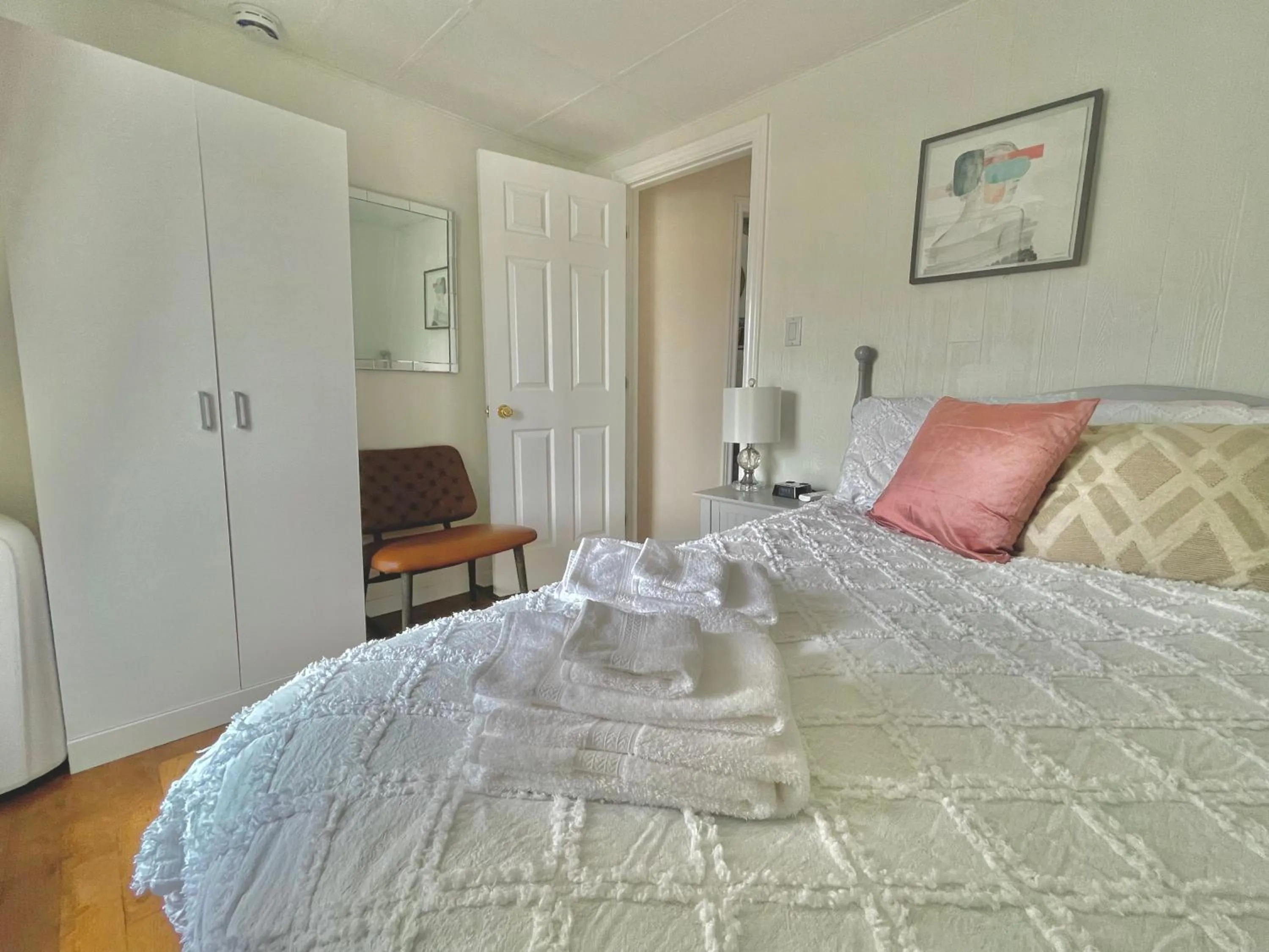 Bed in The Loft at Charlotte's Rose