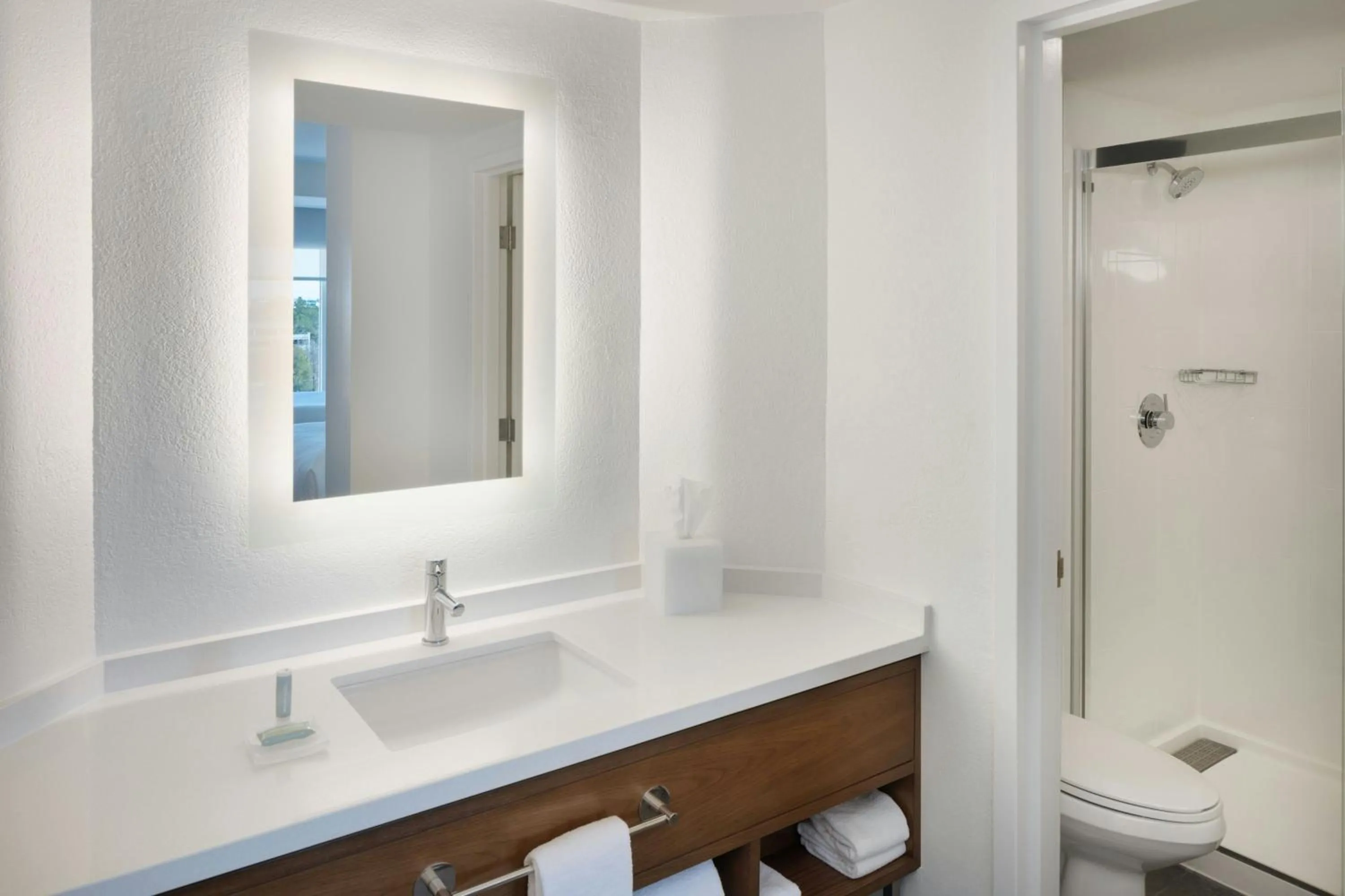 Bathroom in Courtyard by Marriott across Universal Orlando