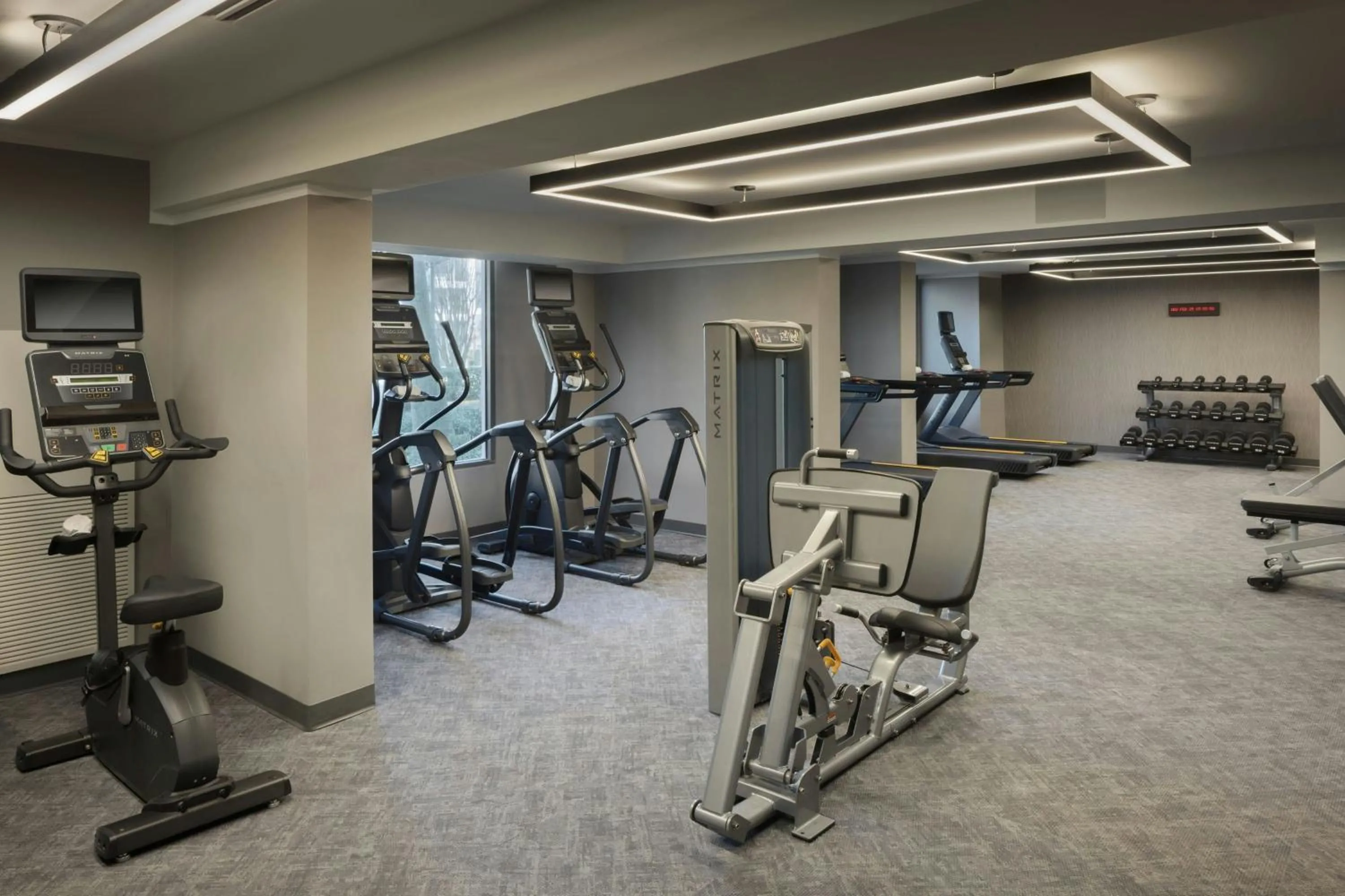 Fitness centre/facilities in Courtyard by Marriott across Universal Orlando