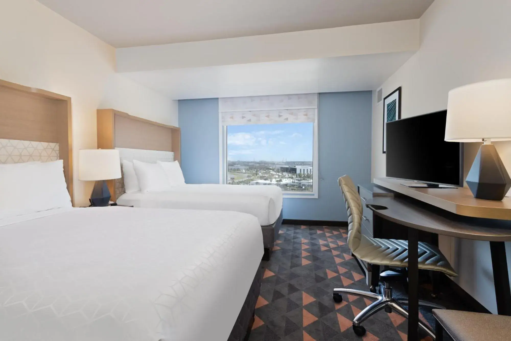 Suite With Two Double Beds - Disability Accessible Roll In Shower in Holiday Inn & Suites Across from Universal Orlando by IHG Suite With Two Double Beds - Disability Accessible Roll In Shower in Holiday Inn & Suites Across from Universal Orlando by IHG