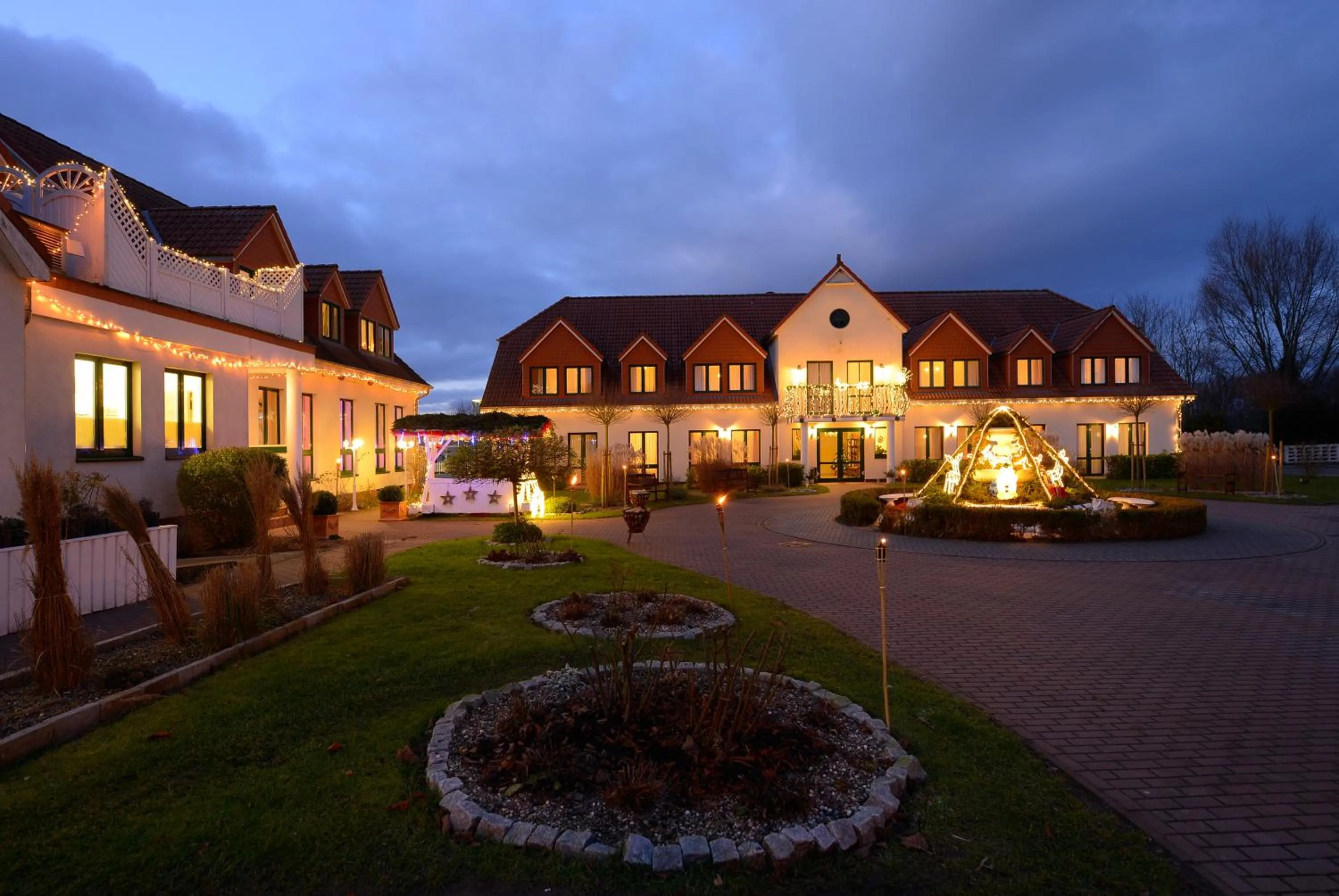 Patio in Hotelanlage Tarnewitzer Hof