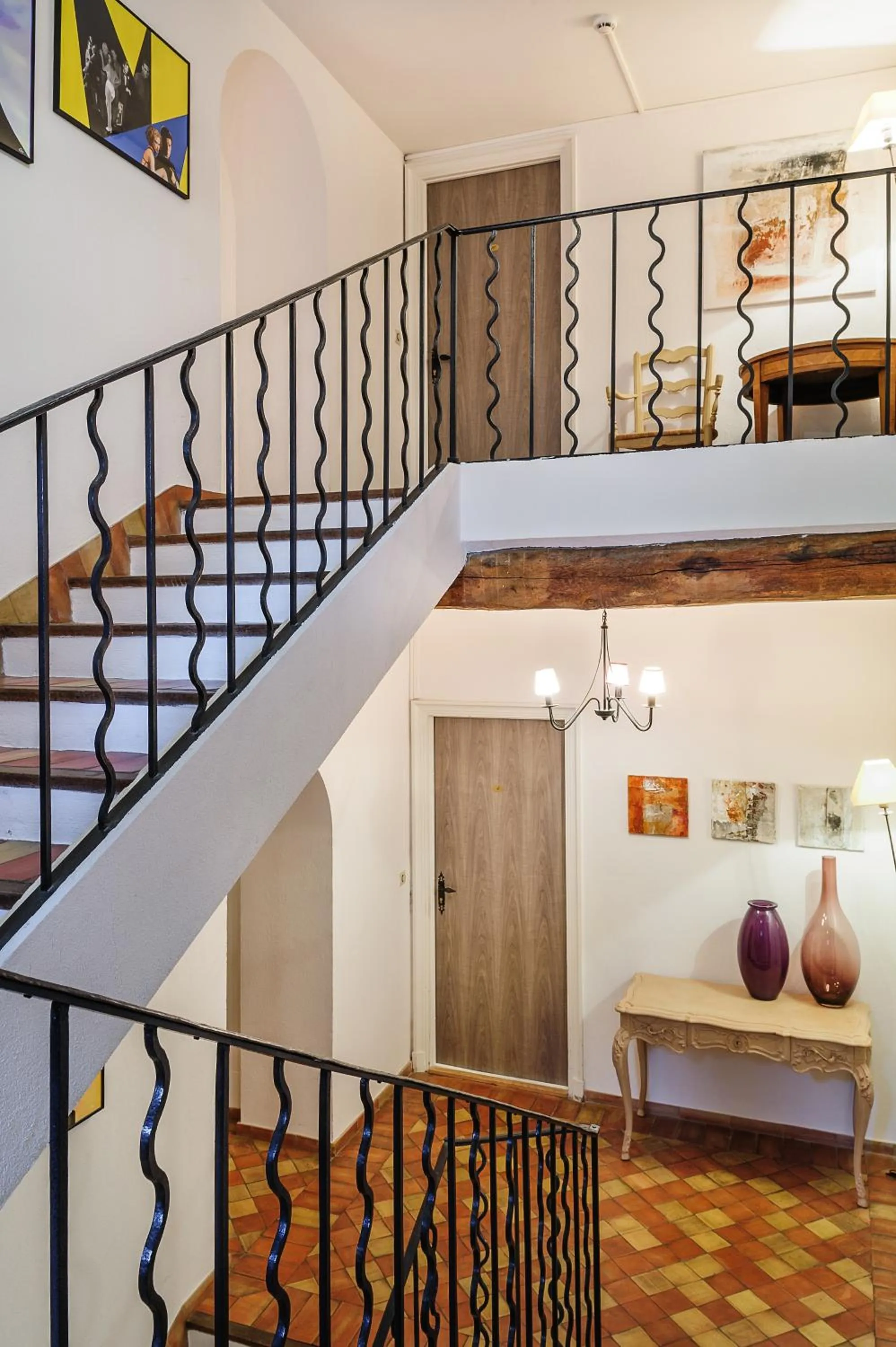 Decorative detail in Le Manoir de L'Étang