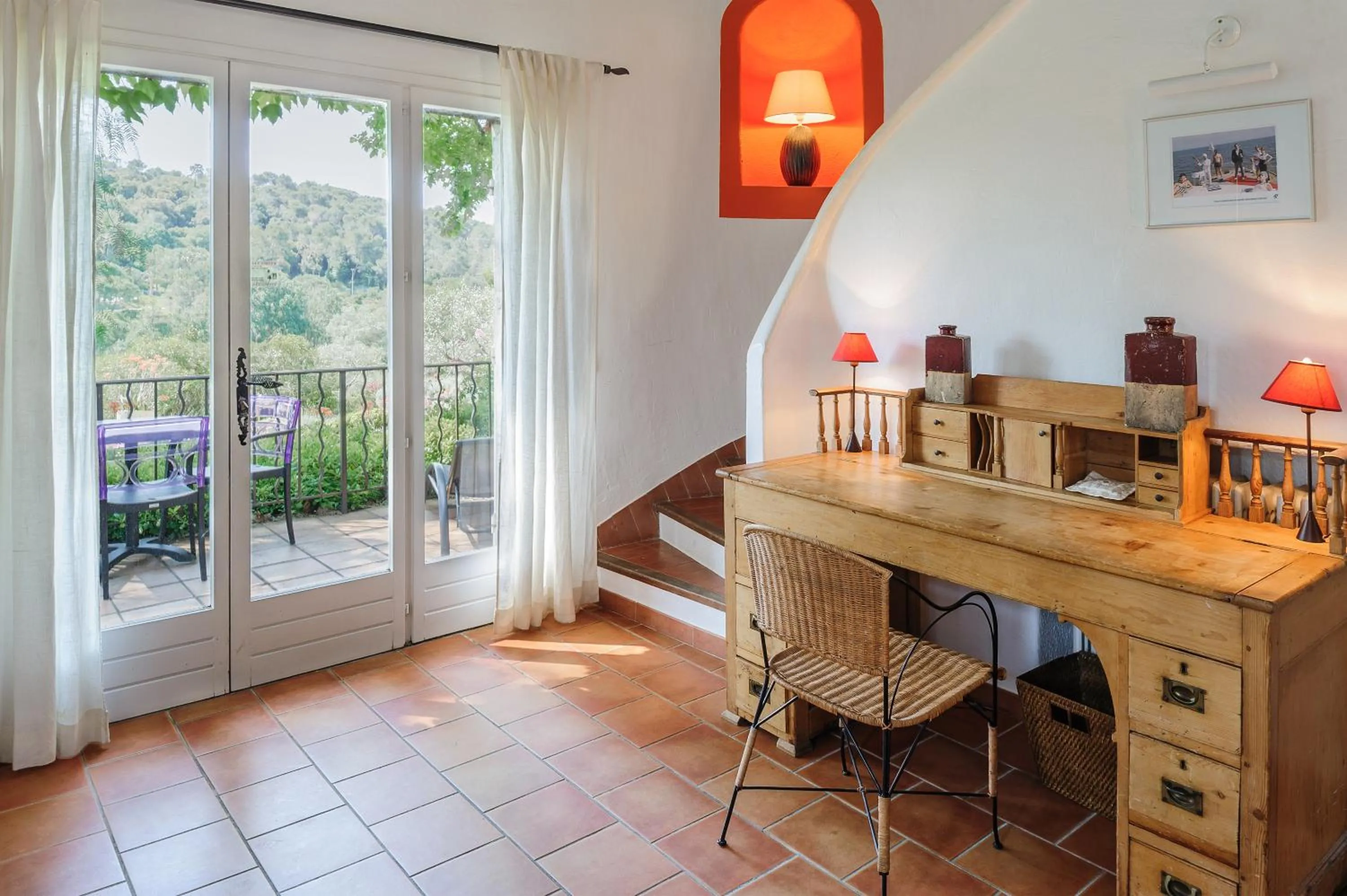 Decorative detail in Le Manoir de L'Étang