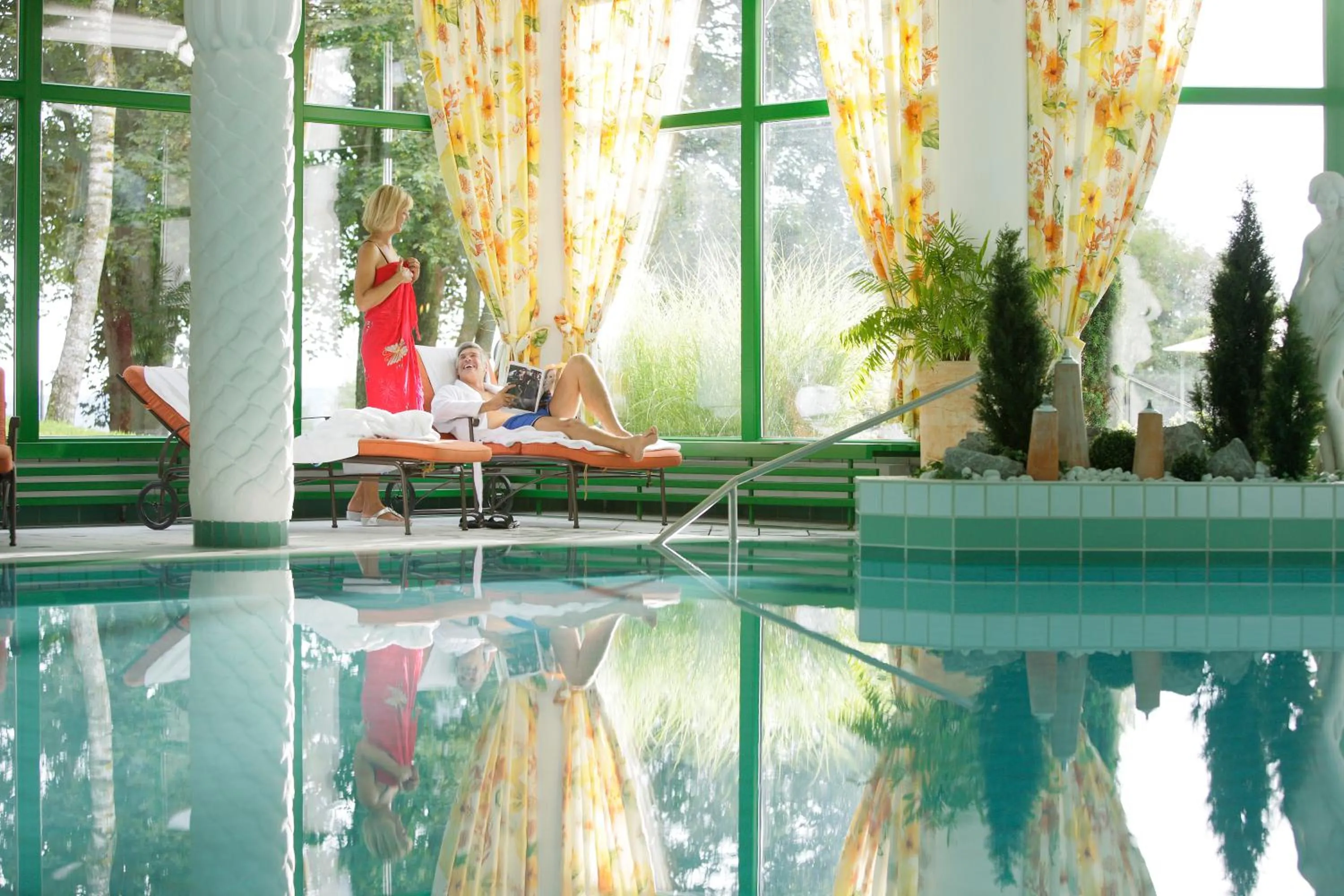 Swimming pool in allgäu resort