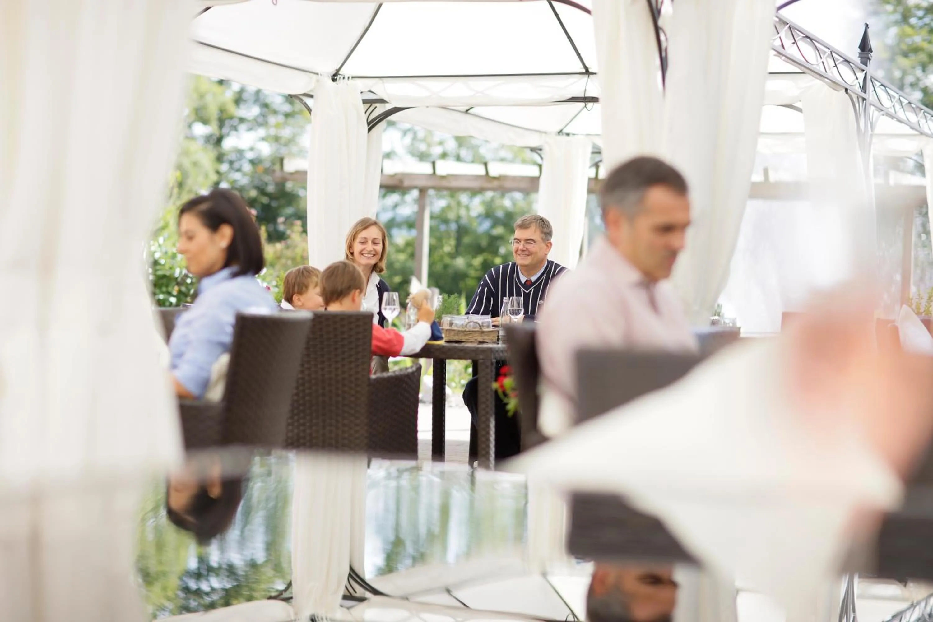 Garden in allgäu resort