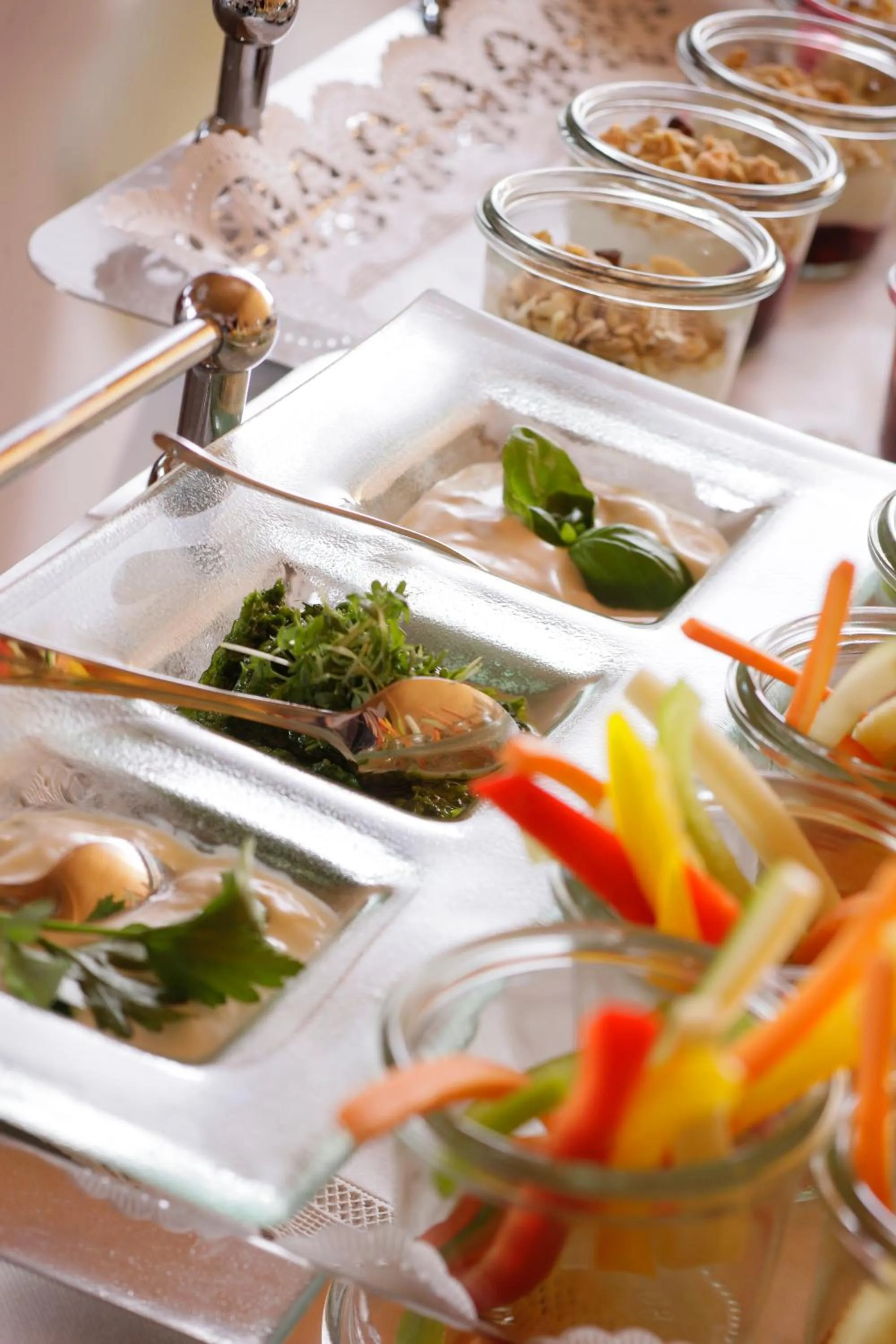 Food close-up in allgäu resort