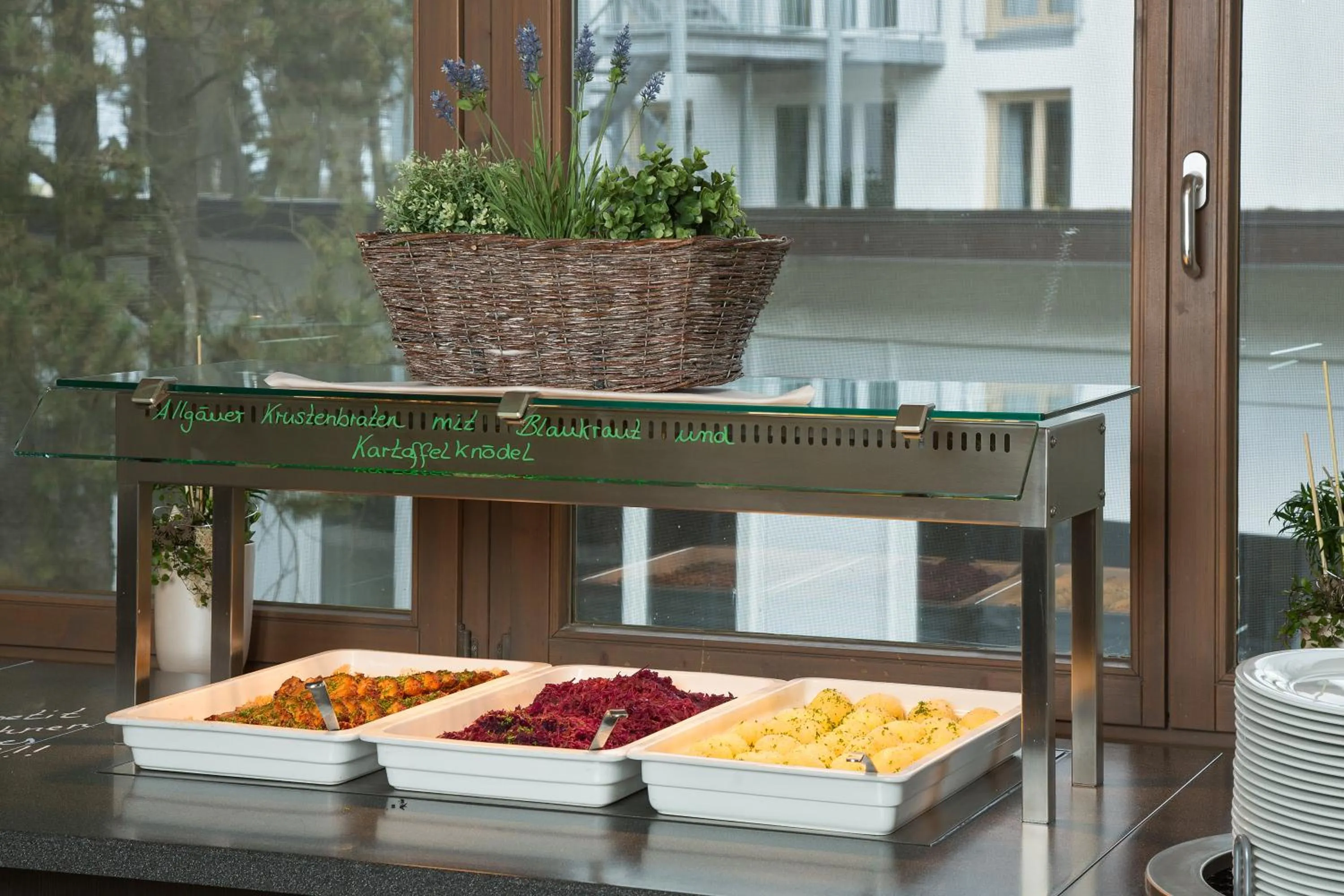 Food close-up in allgäu resort