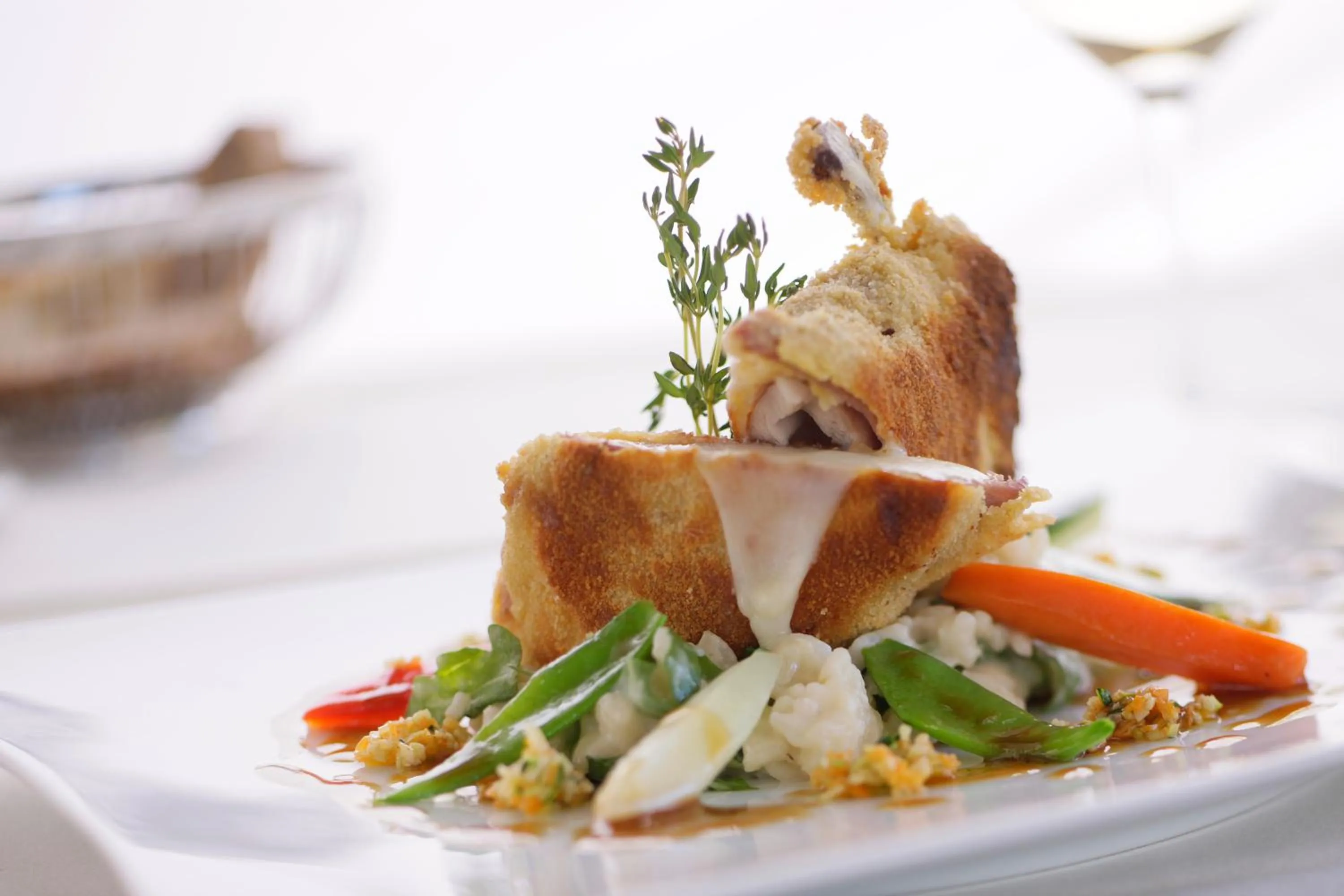 Food close-up in allgäu resort