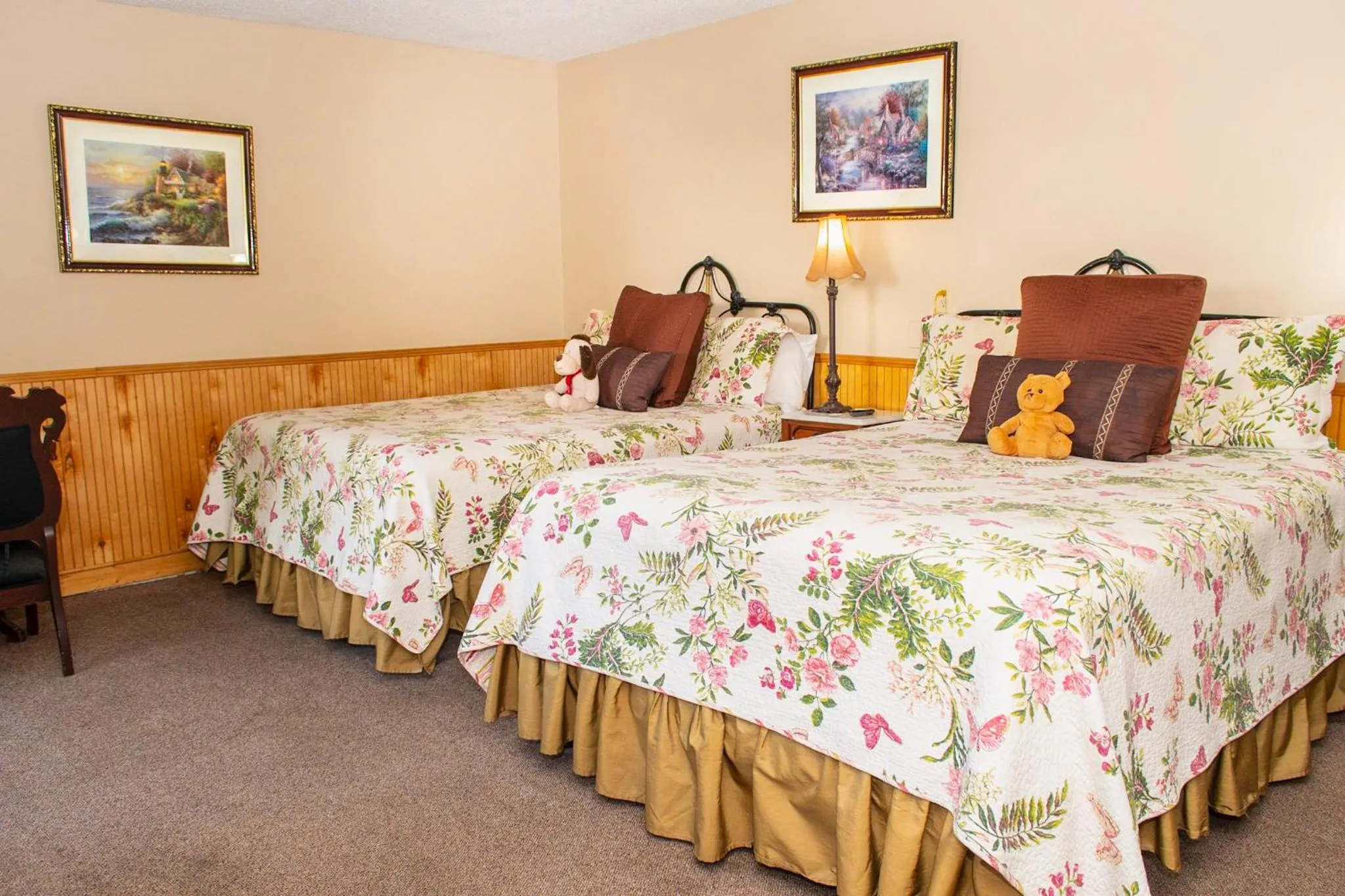 Bed in Gunn House Hotel