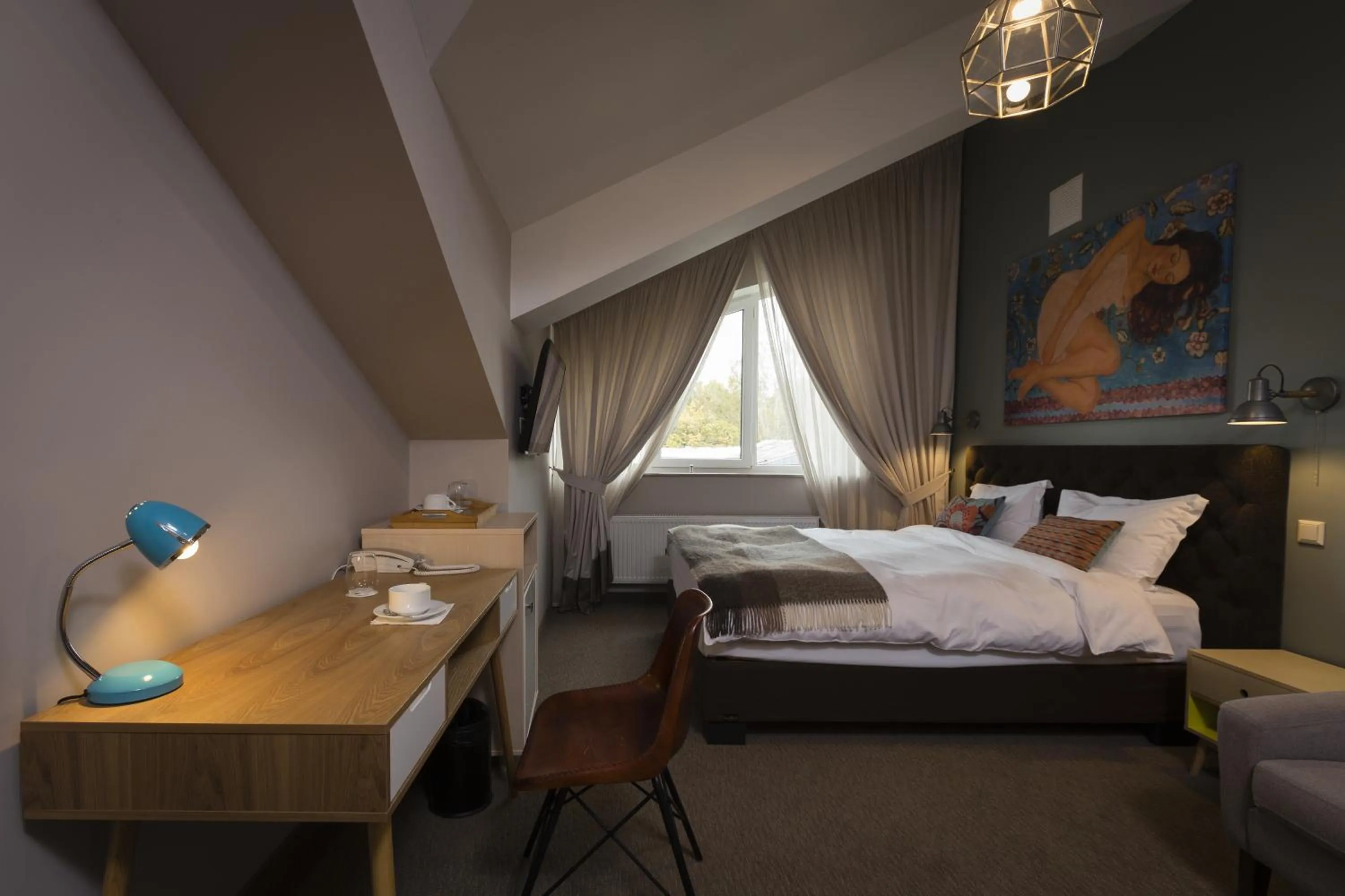 Photo of the whole room, Bed in ZENTRUM Hotel