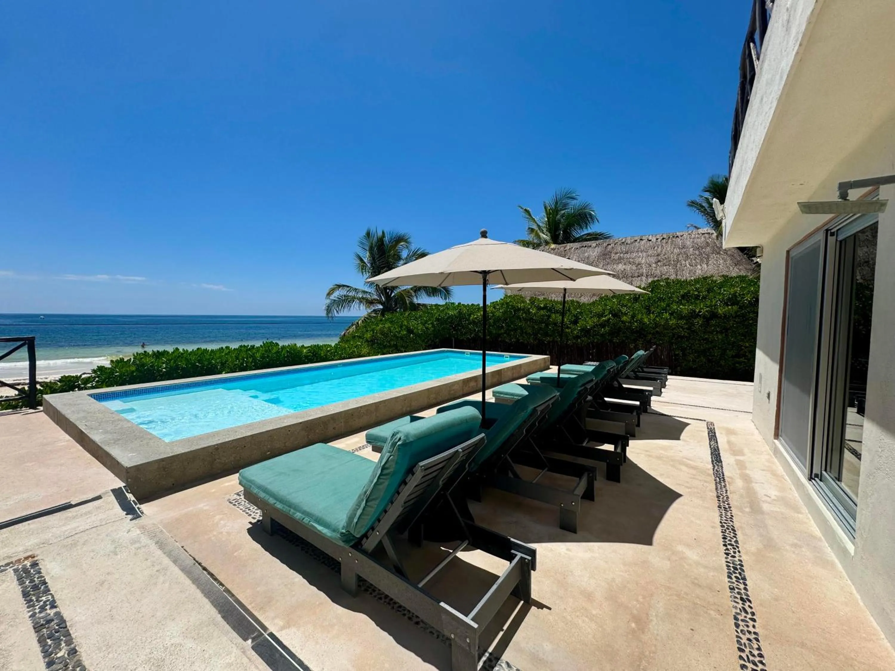 Swimming pool in El Paraiso Hotel Tulum