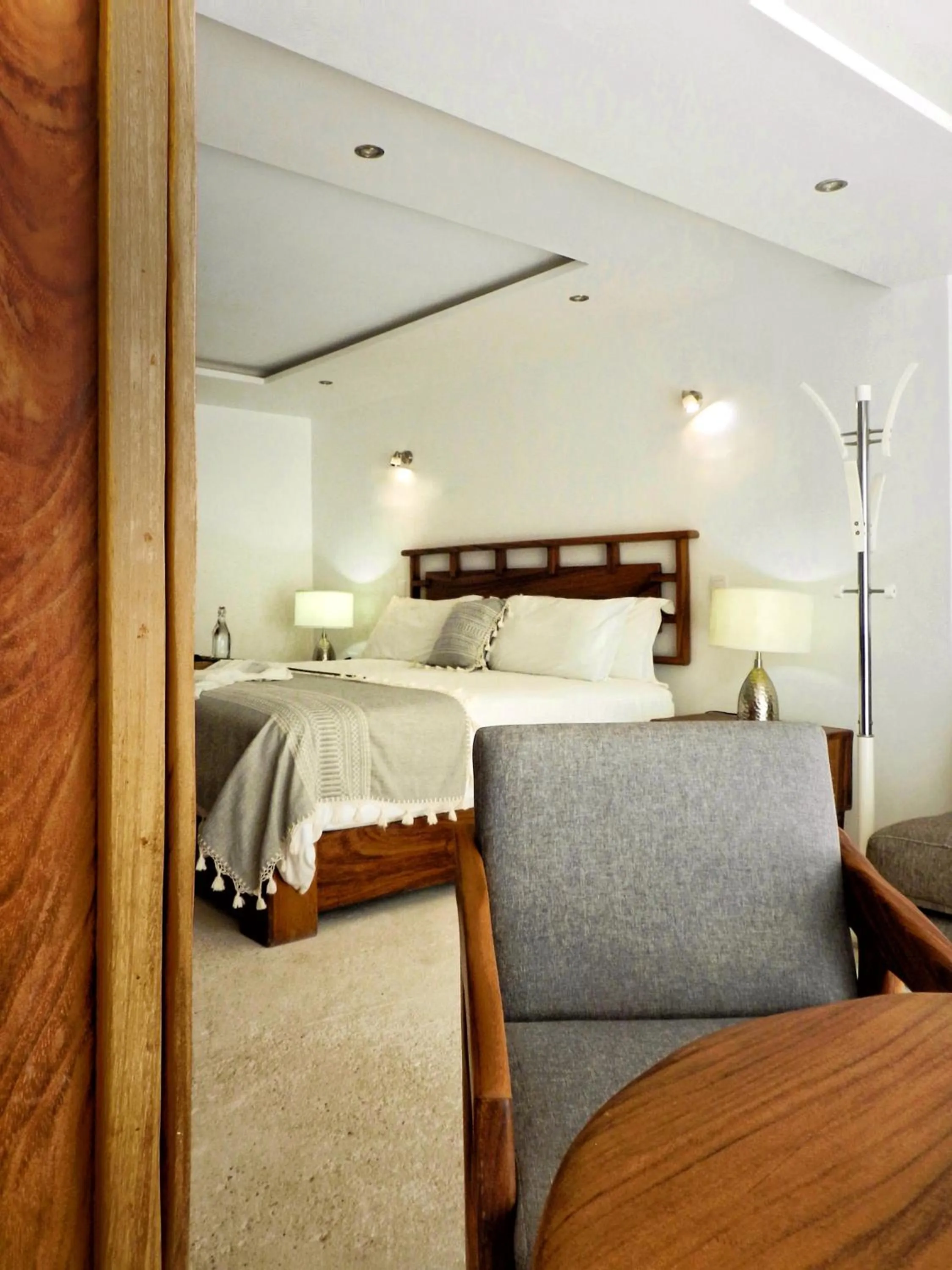 Bed in El Paraiso Hotel Tulum