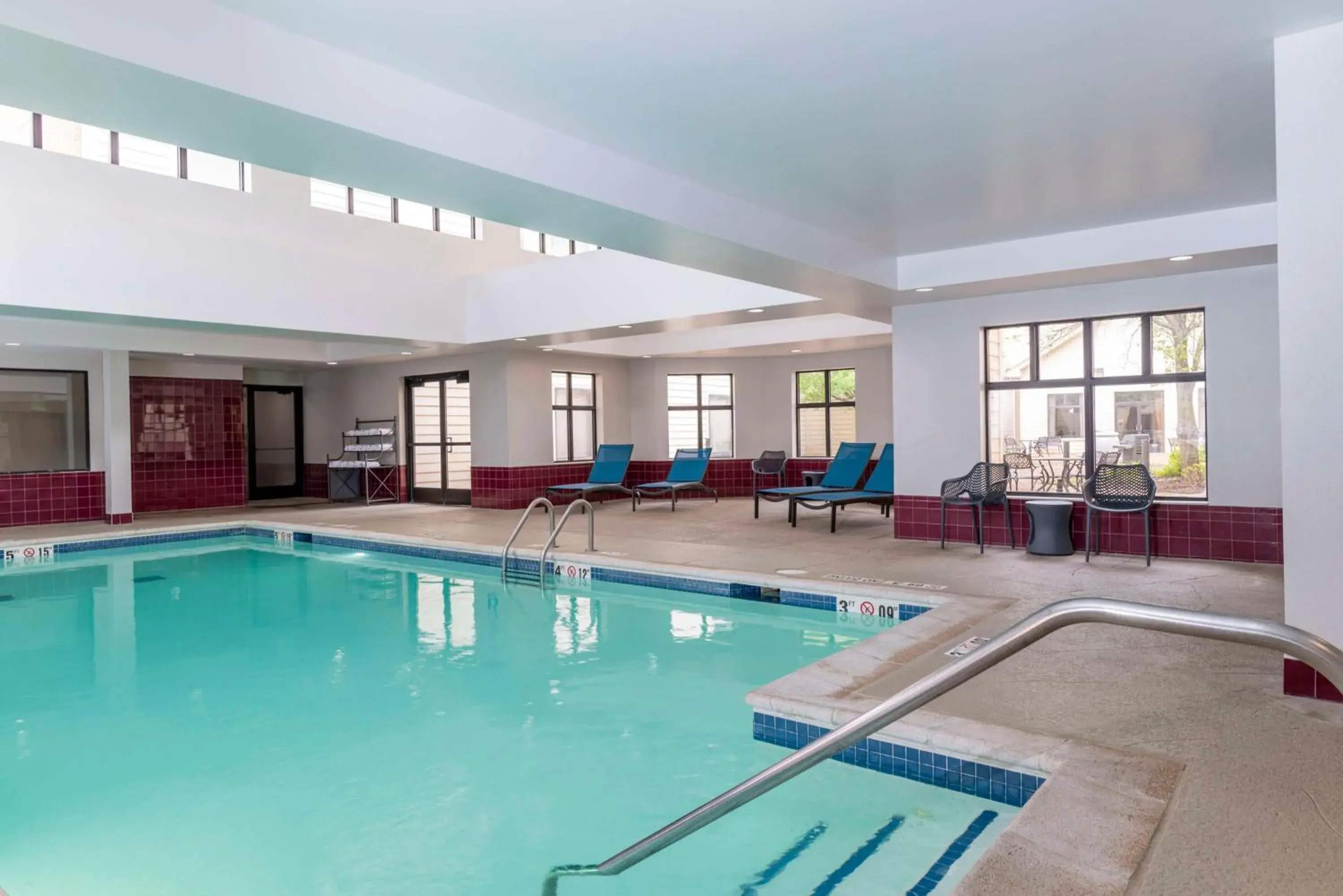 Pool view in Hampton Inn & Suites St. Louis-Chesterfield Pool view in Hampton Inn & Suites St. Louis-Chesterfield