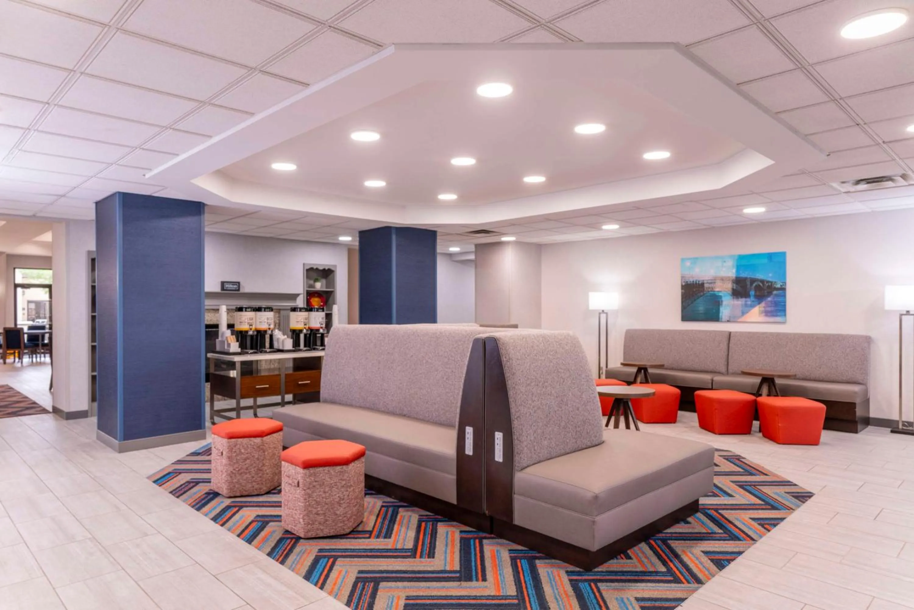 Lobby or reception in Hampton Inn & Suites St. Louis-Chesterfield