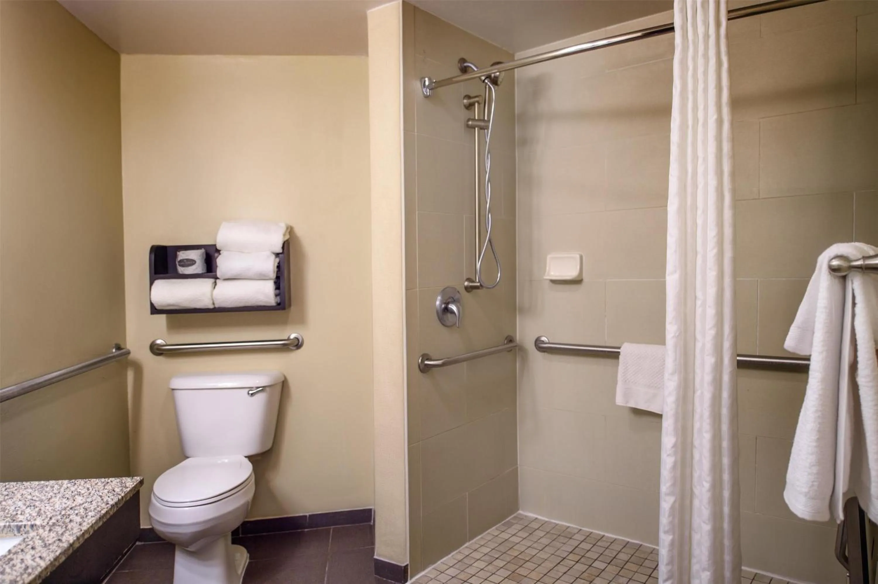 Bathroom in Embassy Suites by Hilton St Louis Airport